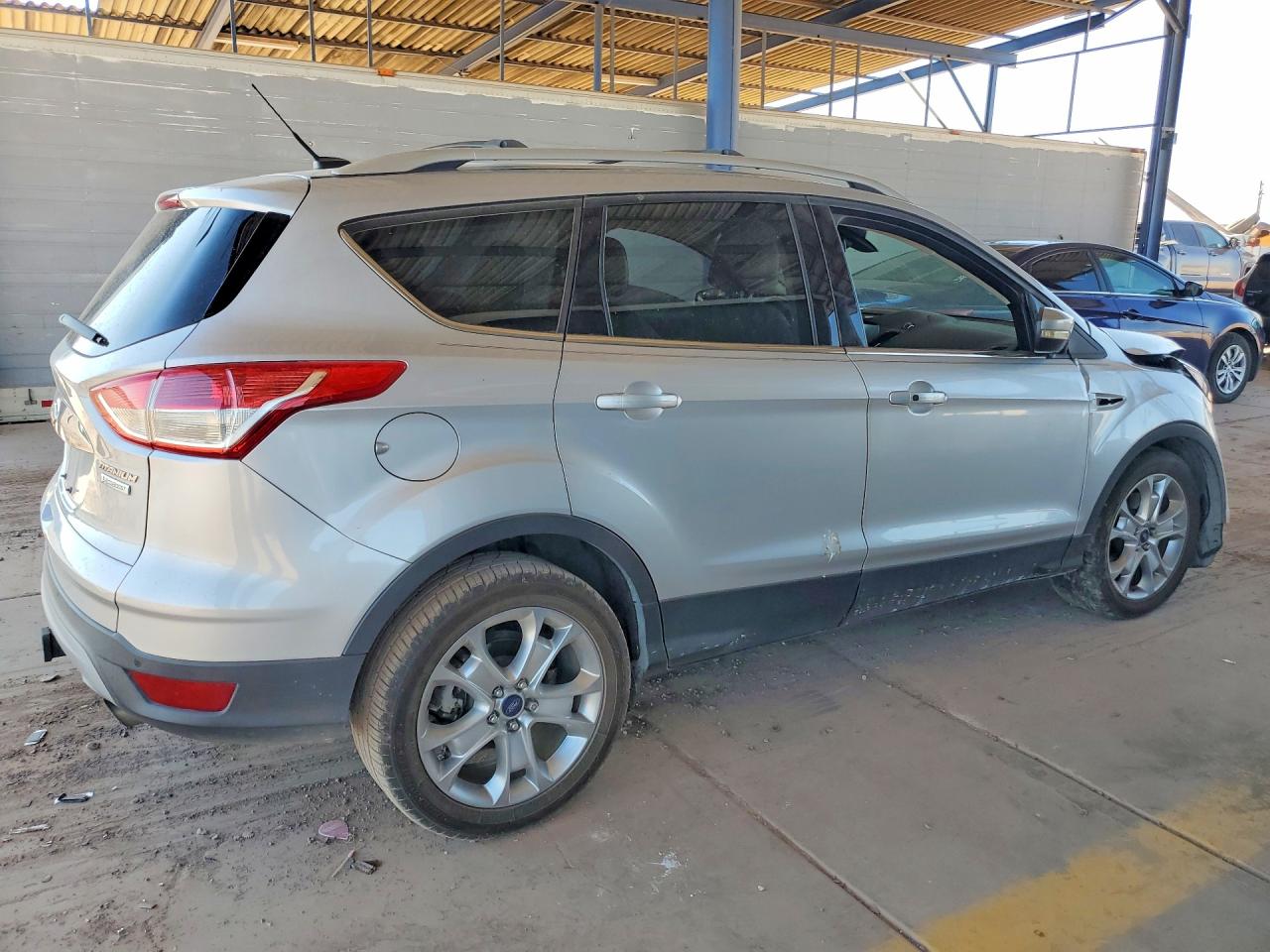 2016 Ford Escape Titanium Silver vin: 1FMCU0J96GUB15862