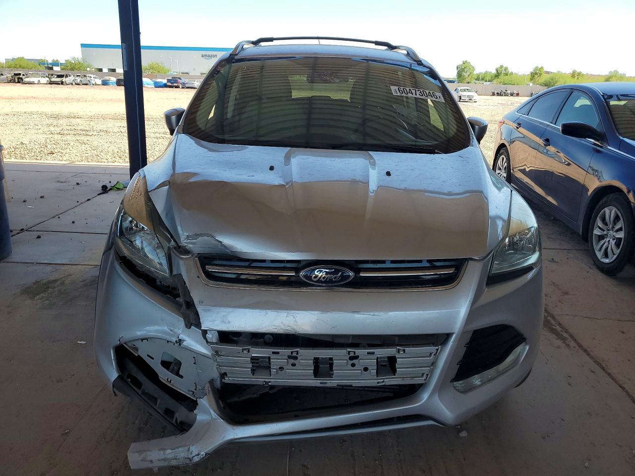 2016 Ford Escape Titanium Silver vin: 1FMCU0J96GUB15862