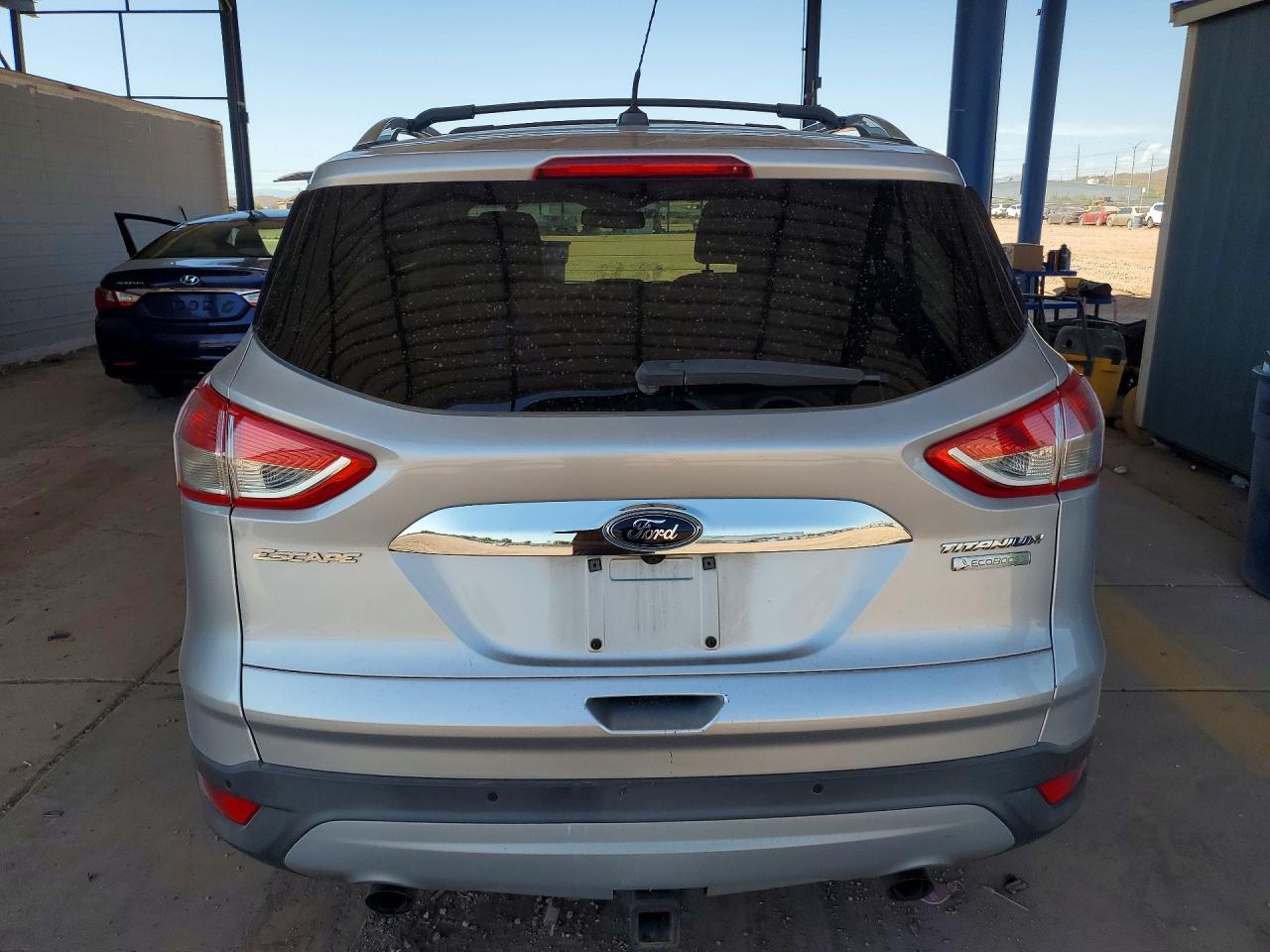 2016 Ford Escape Titanium Silver vin: 1FMCU0J96GUB15862