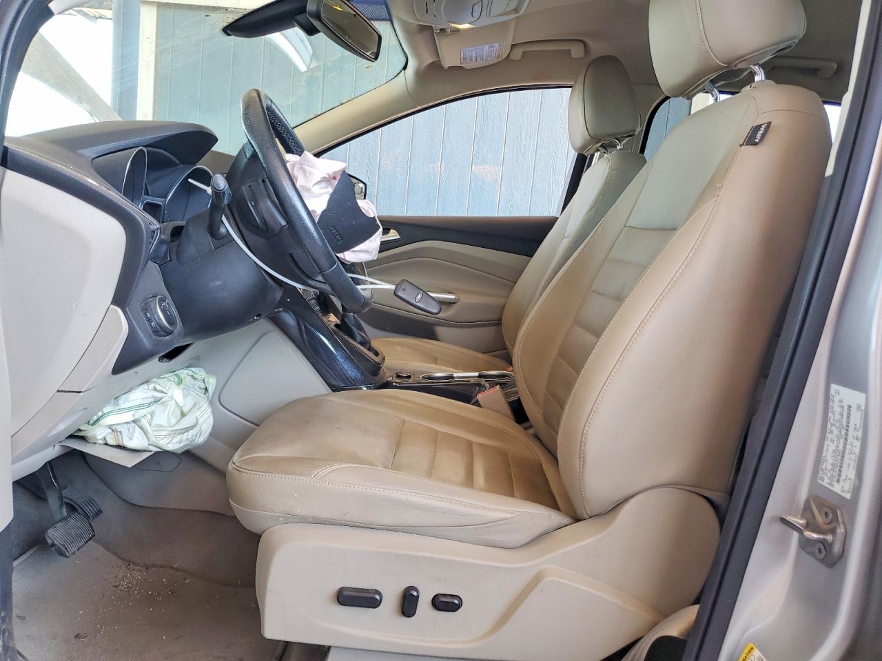 2016 Ford Escape Titanium Silver vin: 1FMCU0J96GUB15862