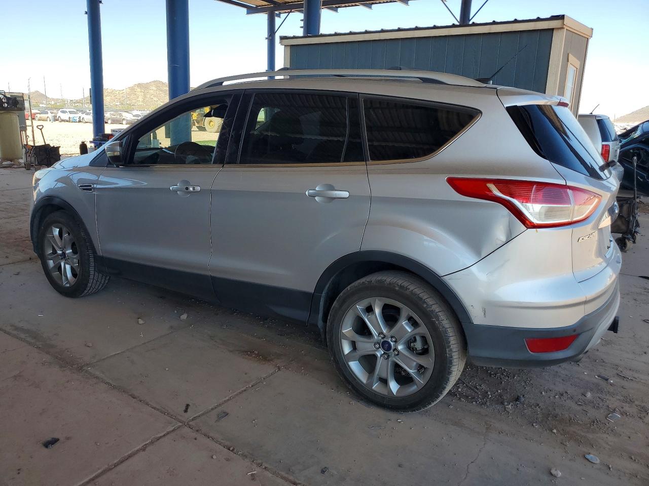 2016 Ford Escape Titanium Silver vin: 1FMCU0J96GUB15862