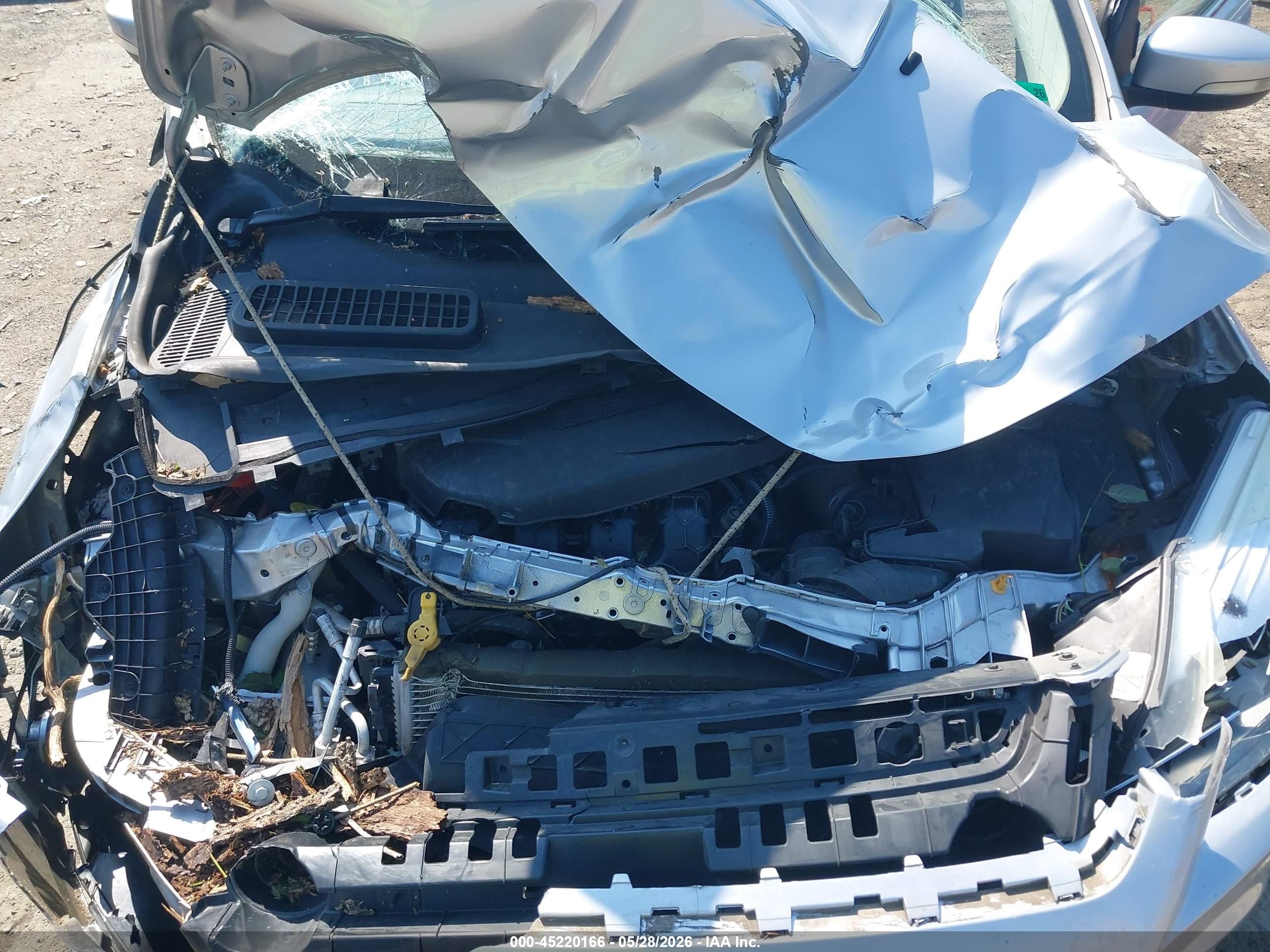 2016 Ford Escape Titanium Silver vin: 1FMCU0J96GUB67184