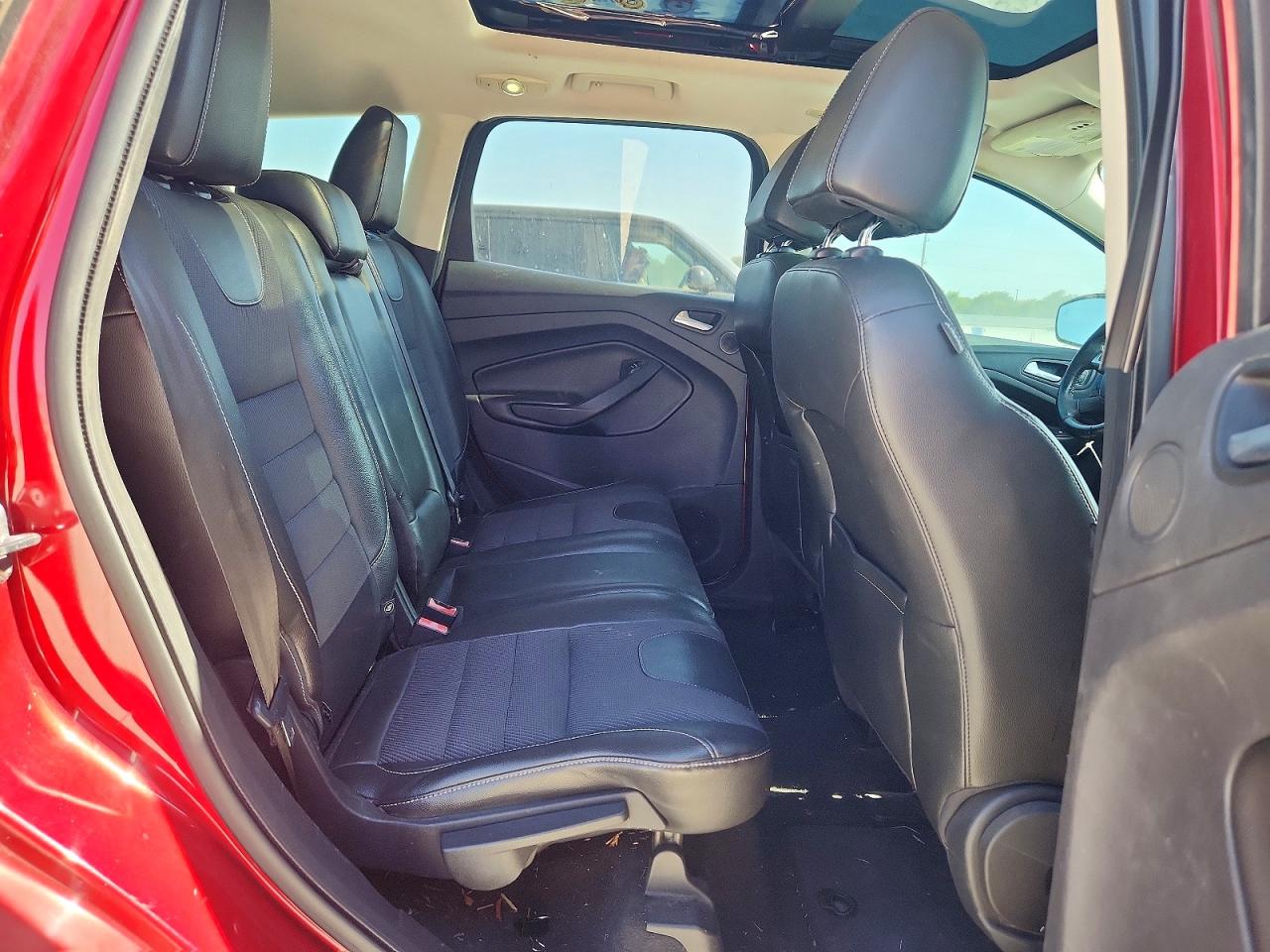 2013 Ford Escape Titanium Red vin: 1FMCU0J97DUB14764