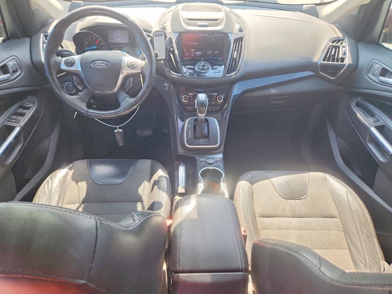 2013 Ford Escape Titanium Red vin: 1FMCU0J97DUB14764