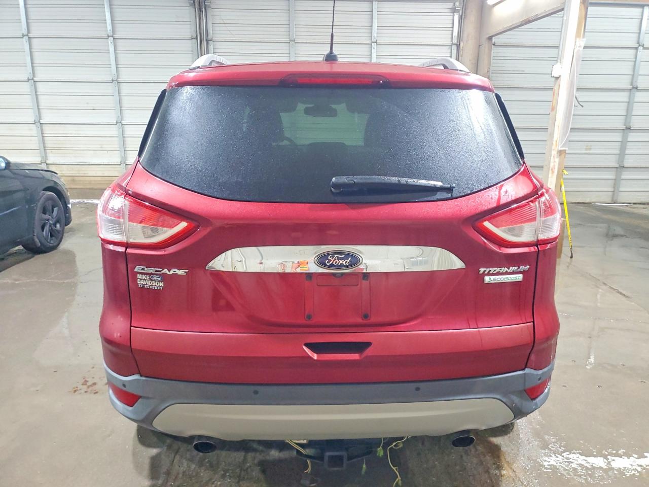 2014 Ford Escape Titanium Maroon vin: 1FMCU0J97EUB83584