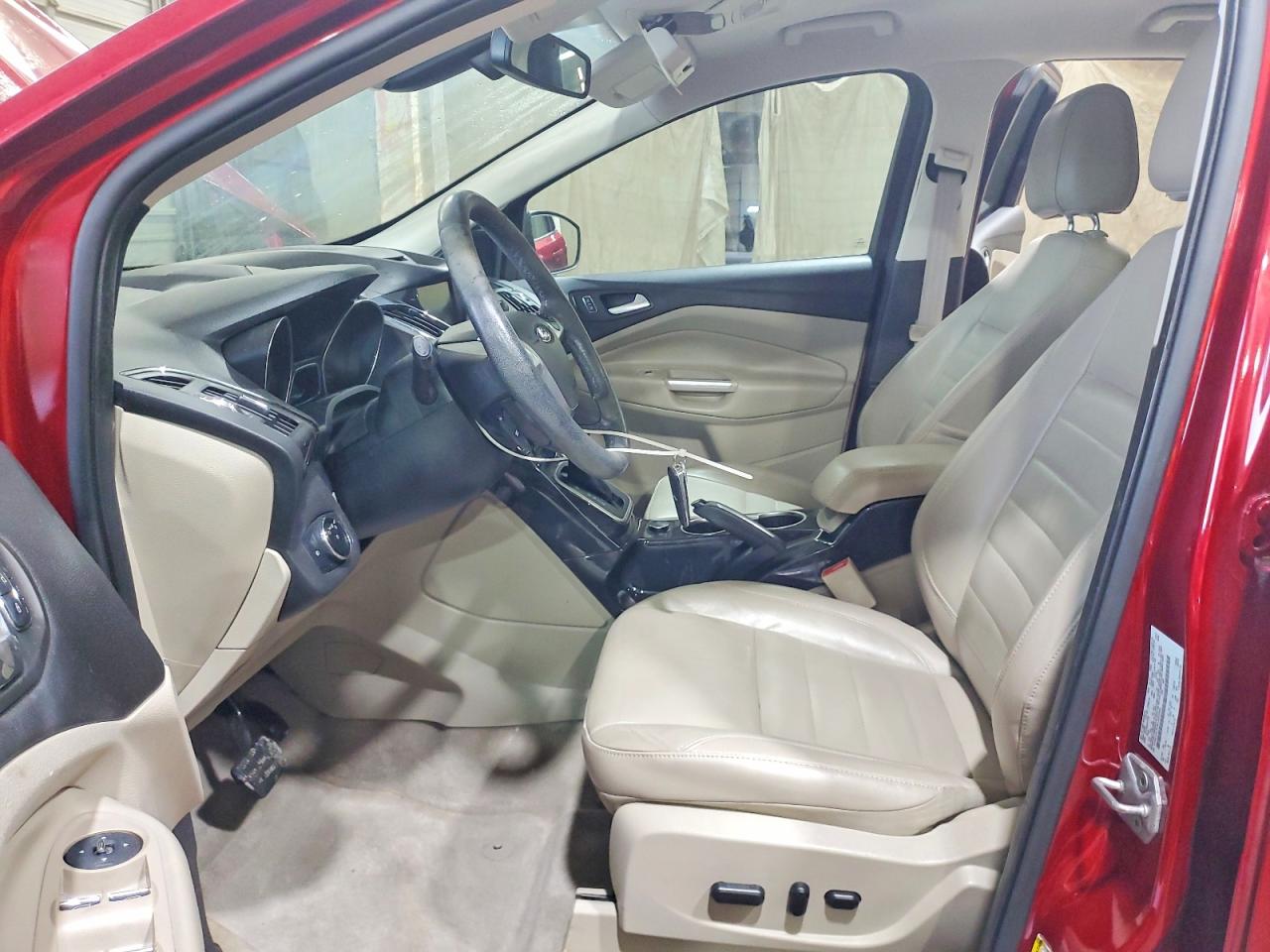2014 Ford Escape Titanium Maroon vin: 1FMCU0J97EUB83584