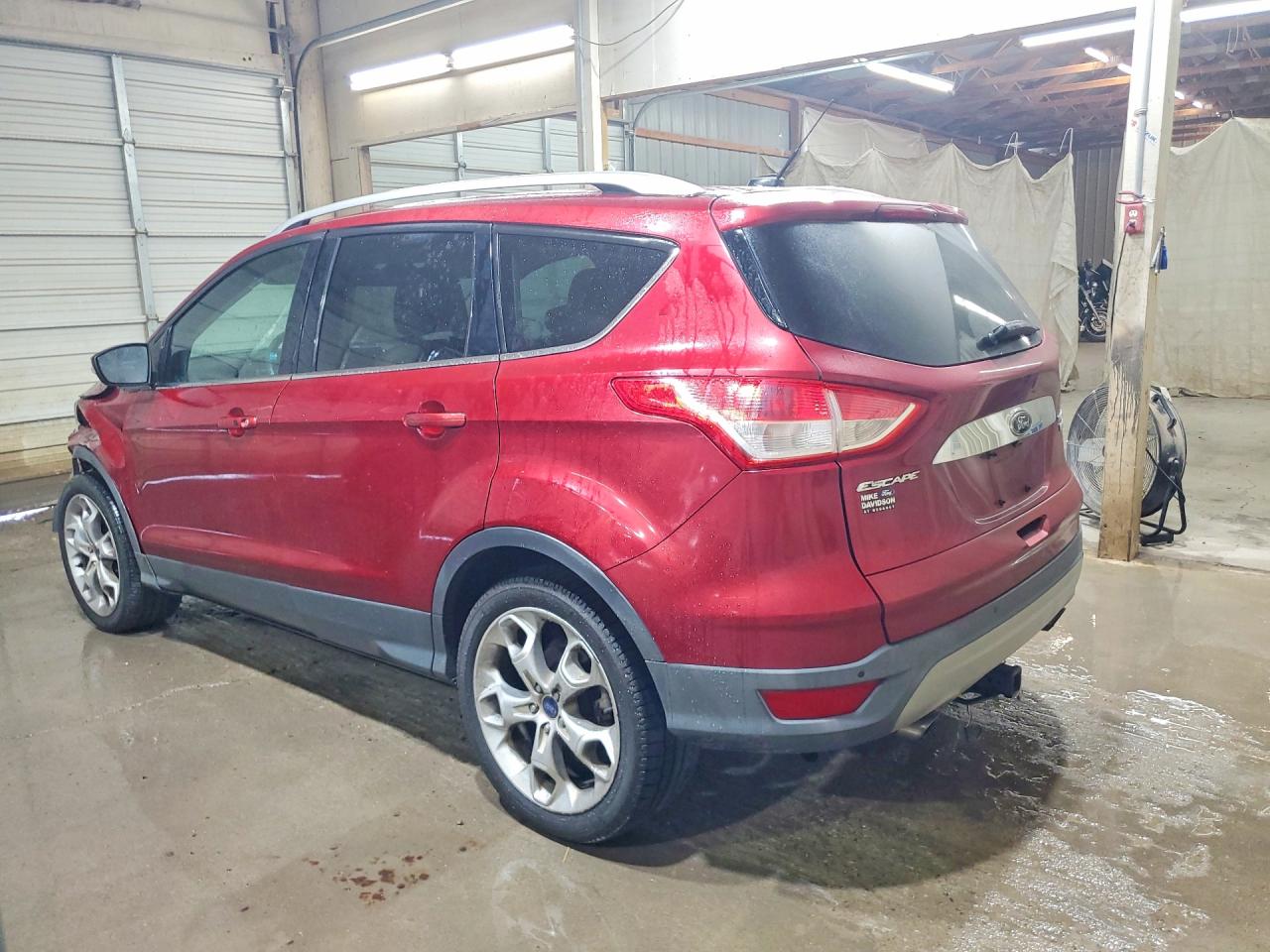 2014 Ford Escape Titanium Maroon vin: 1FMCU0J97EUB83584