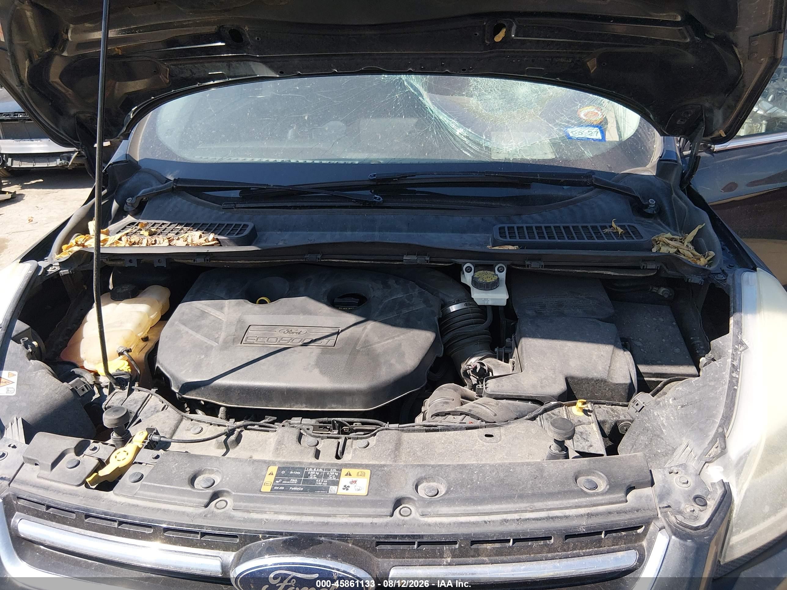 2014 Ford Escape Titanium Черный vin: 1FMCU0J97EUB84587