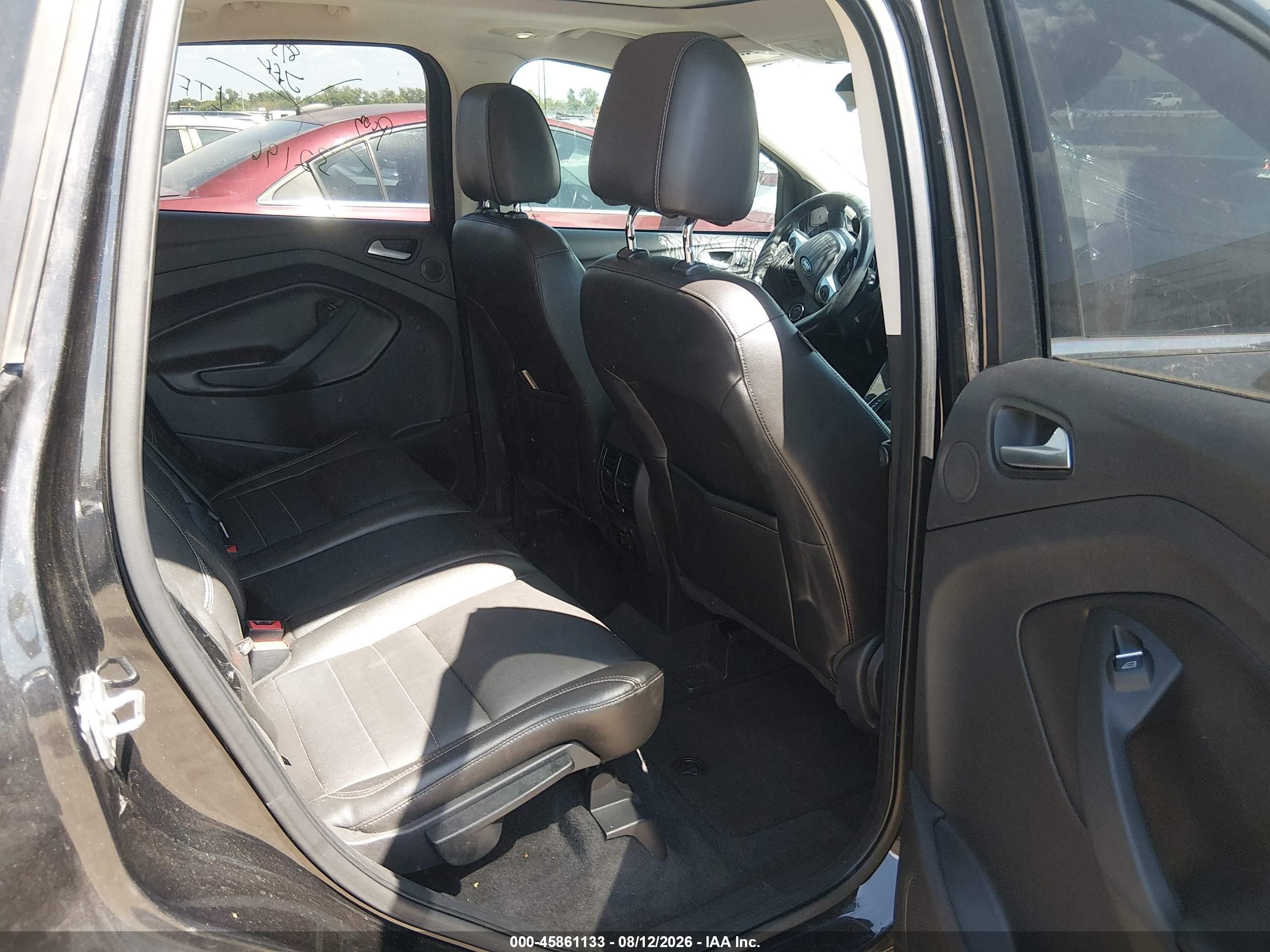 2014 Ford Escape Titanium Черный vin: 1FMCU0J97EUB84587