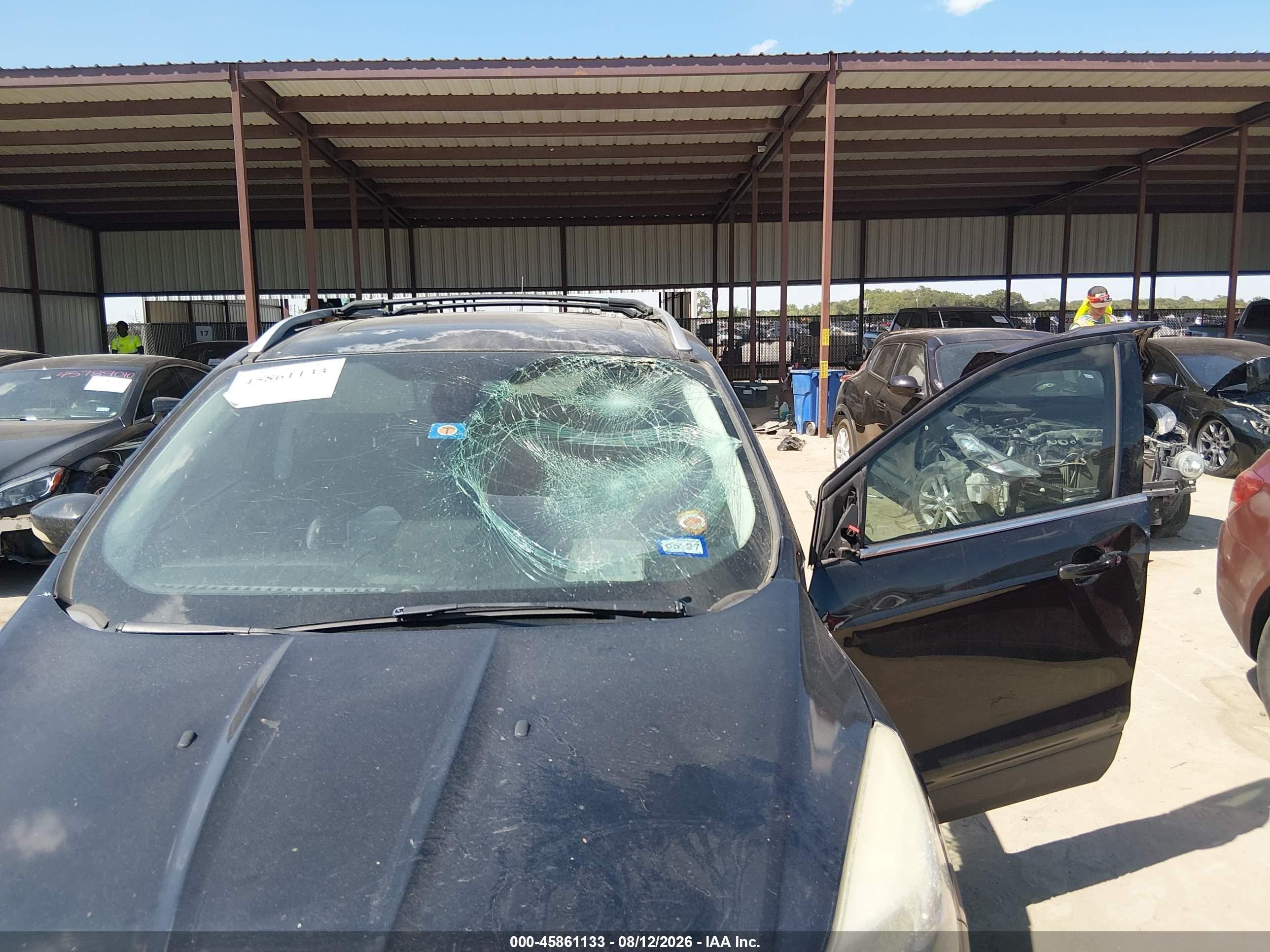 2014 Ford Escape Titanium Черный vin: 1FMCU0J97EUB84587