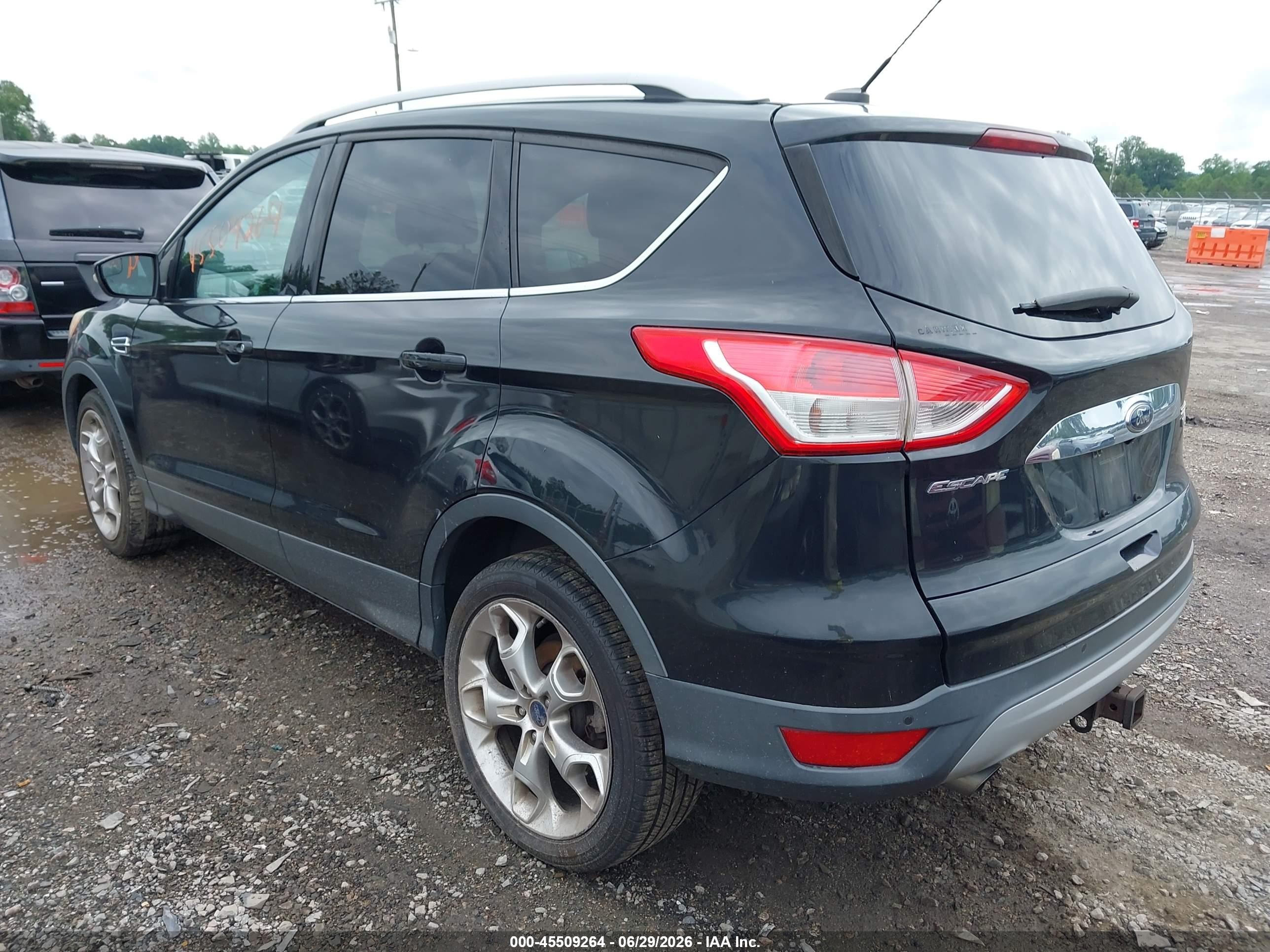2014 Ford Escape Titanium Black vin: 1FMCU0J97EUC18267