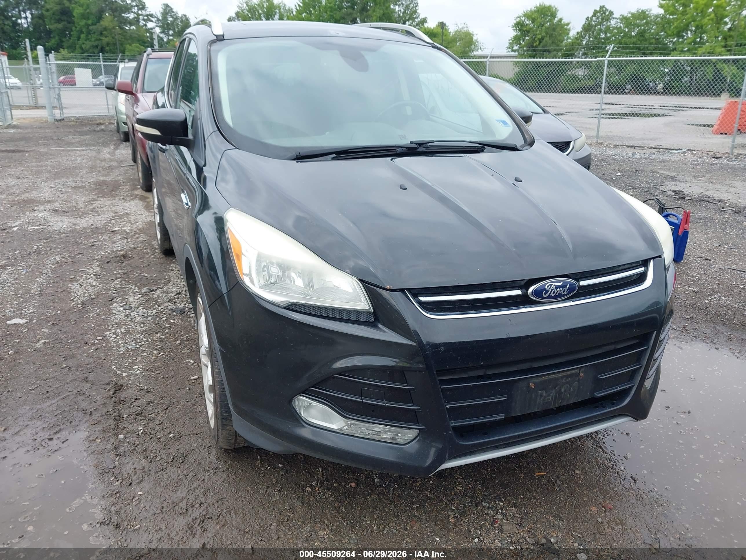 2014 Ford Escape Titanium Black vin: 1FMCU0J97EUC18267