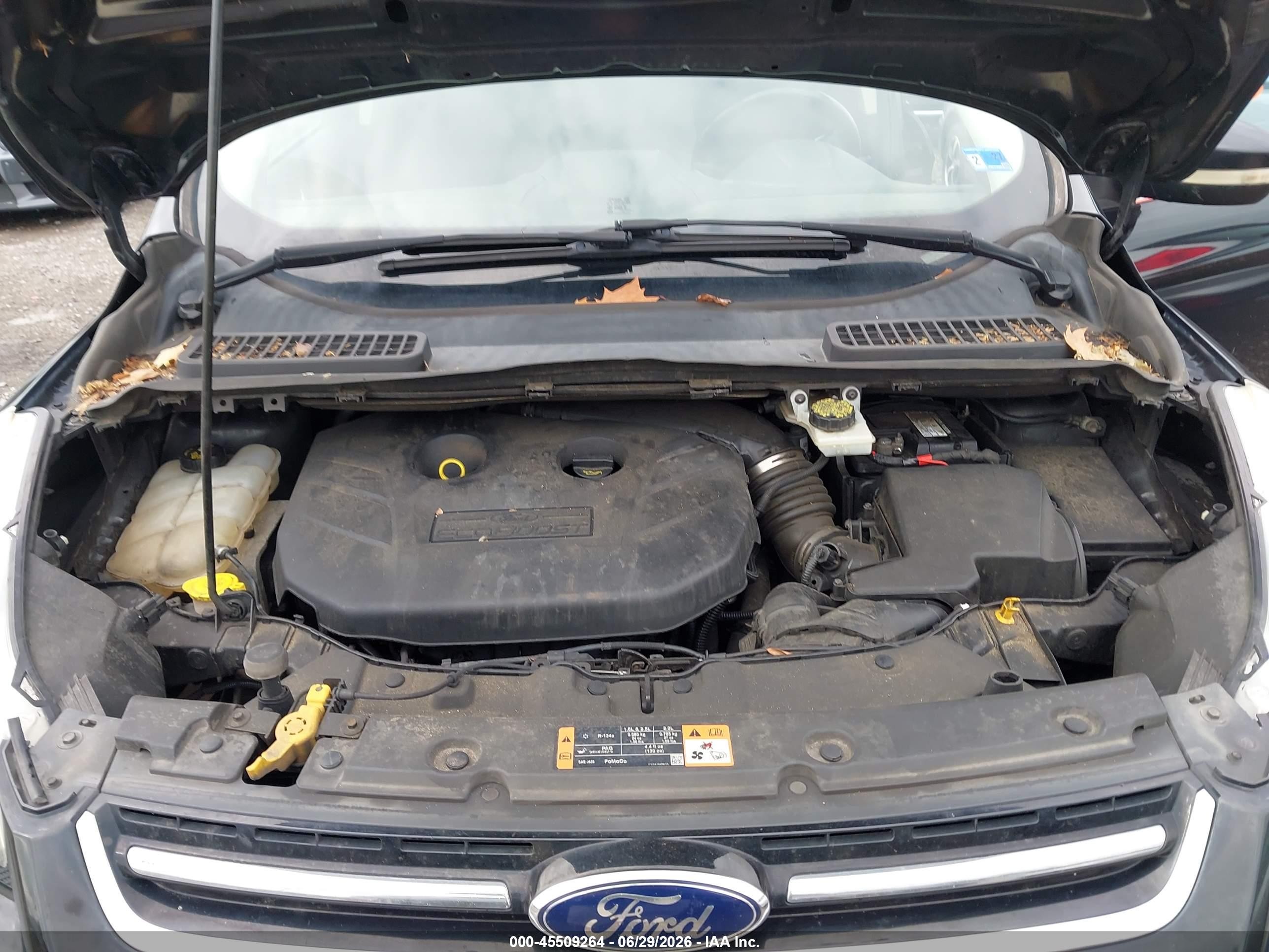 2014 Ford Escape Titanium Black vin: 1FMCU0J97EUC18267