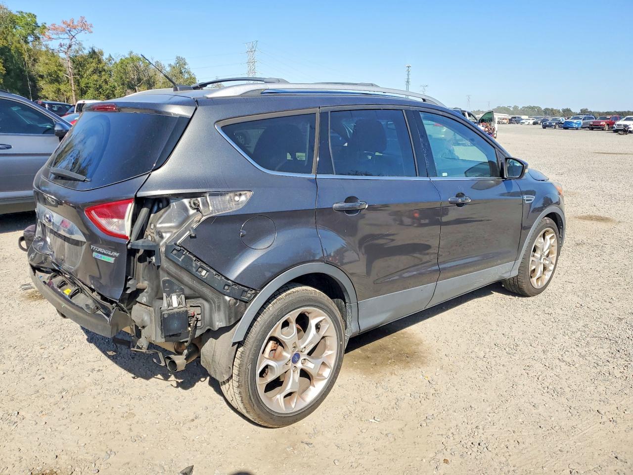 2015 Ford Escape Titanium Gray vin: 1FMCU0J97FUA56755