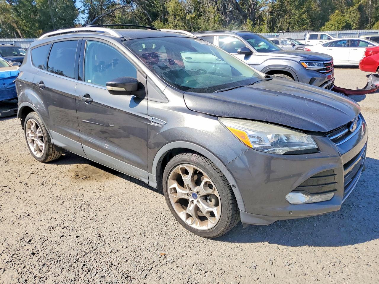 2015 Ford Escape Titanium Gray vin: 1FMCU0J97FUA56755