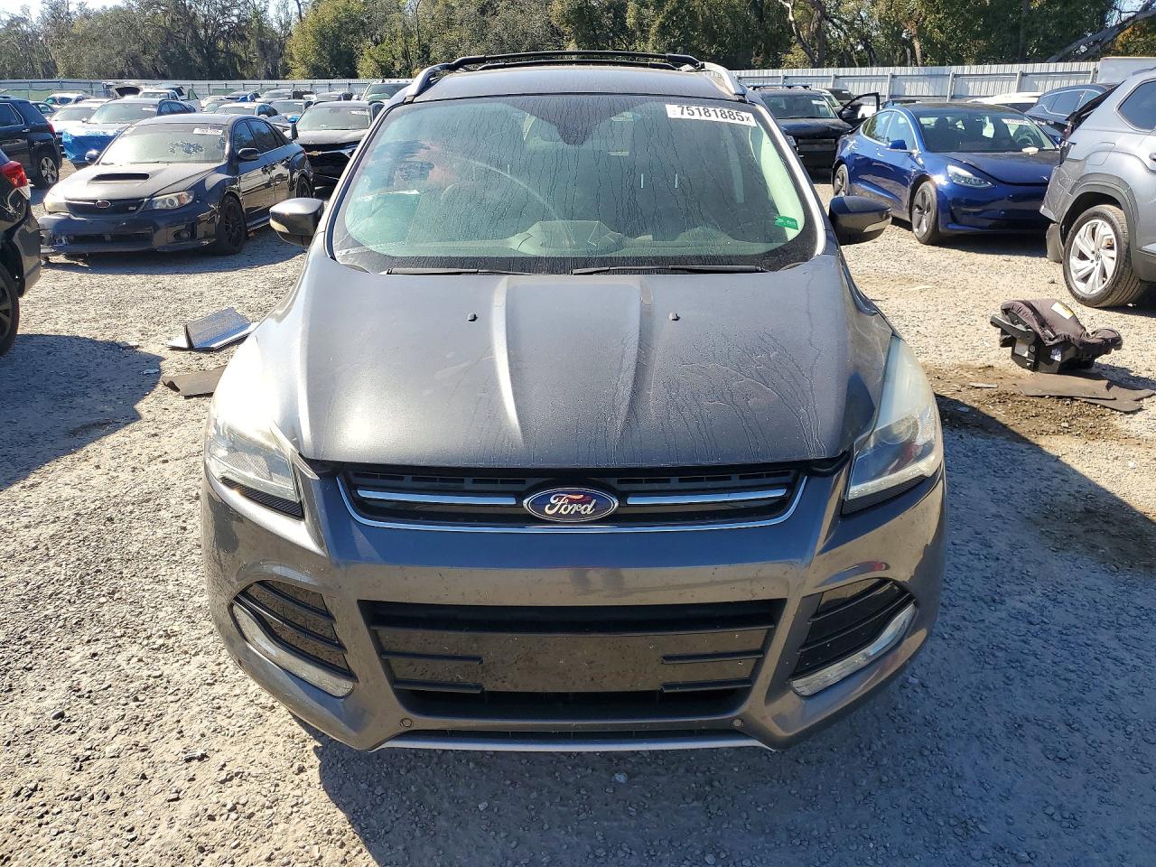 2015 Ford Escape Titanium Gray vin: 1FMCU0J97FUA56755