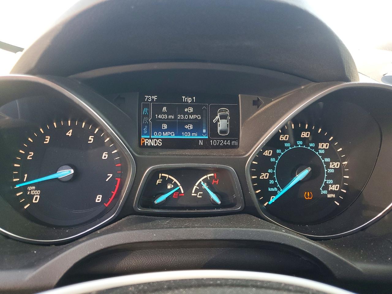 2015 Ford Escape Titanium Gray vin: 1FMCU0J97FUA56755