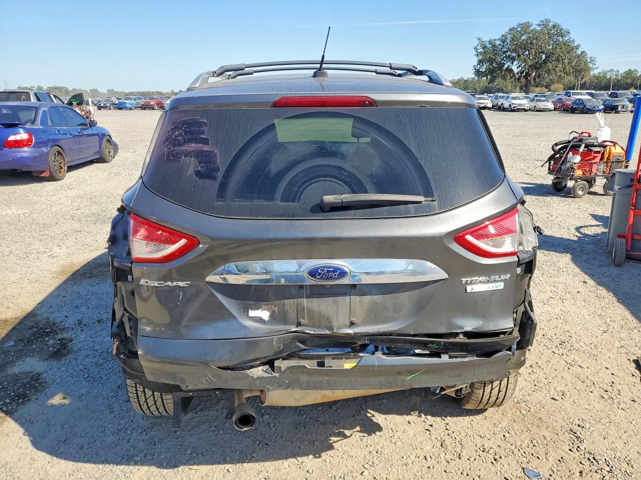 2015 Ford Escape Titanium Gray vin: 1FMCU0J97FUA56755