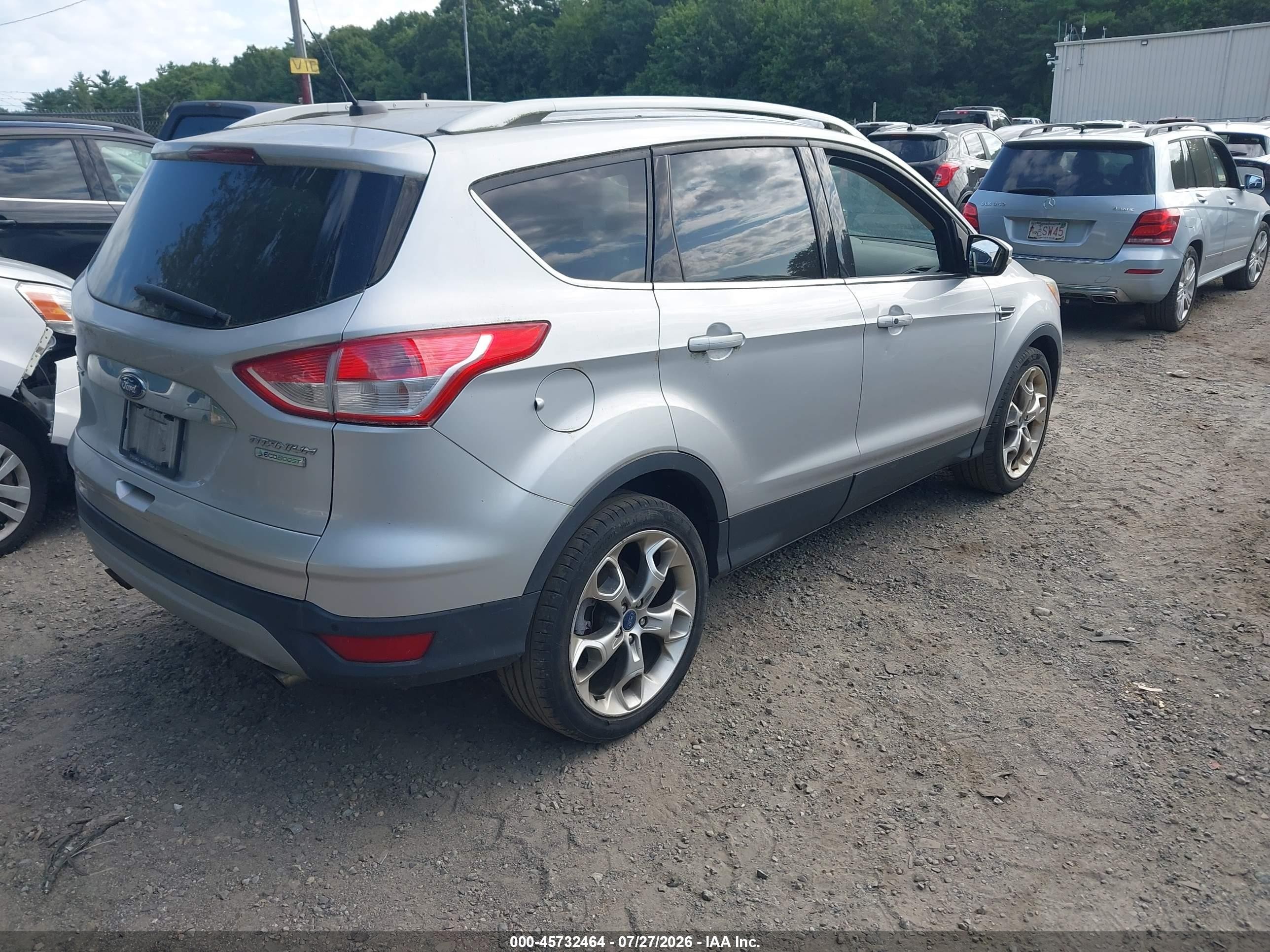 2015 Ford Escape Titanium Gray vin: 1FMCU0J97FUA60384