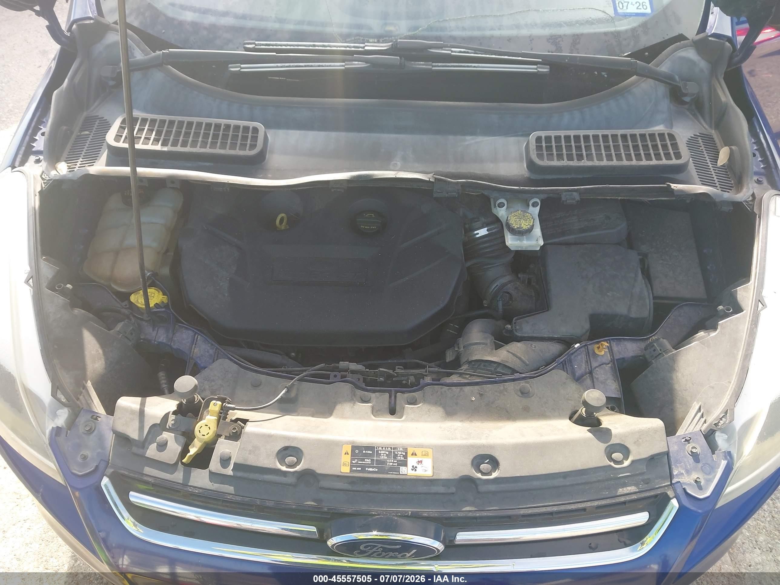 2015 Ford Escape Titanium Blue vin: 1FMCU0J97FUB05095