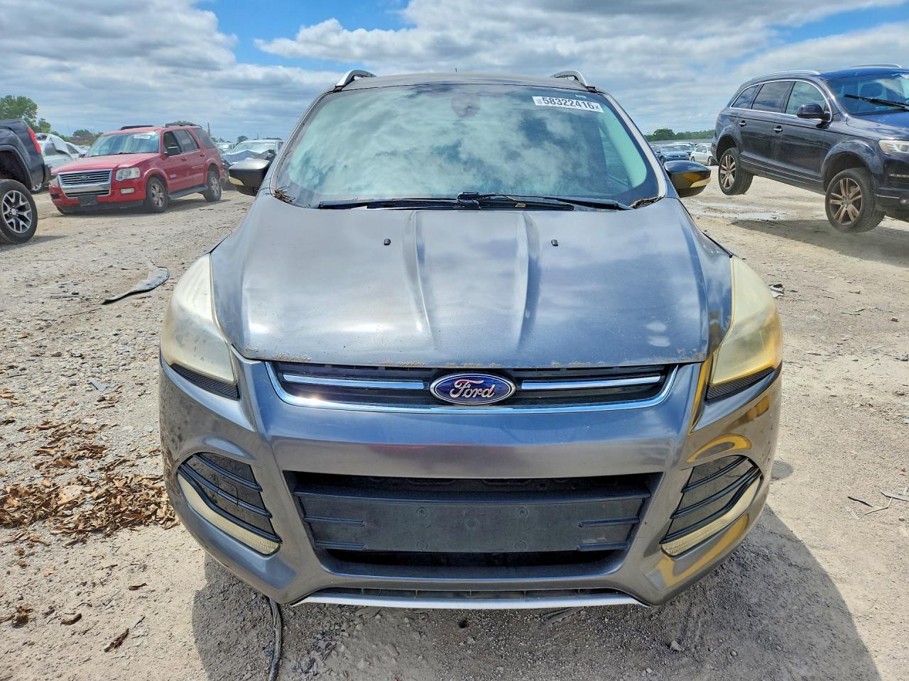 2015 Ford Escape Titanium Серый vin: 1FMCU0J97FUB61053
