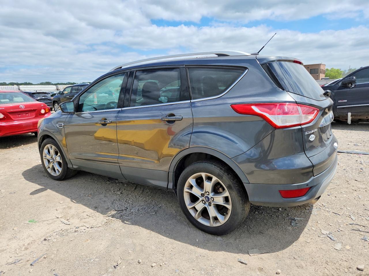 2015 Ford Escape Titanium Серый vin: 1FMCU0J97FUB61053