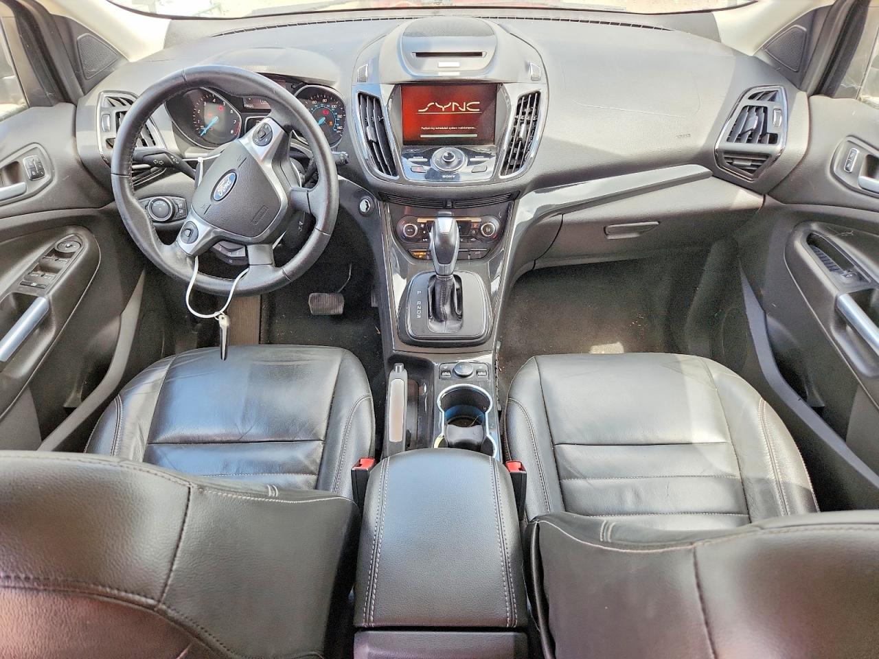 2015 Ford Escape Titanium Серый vin: 1FMCU0J97FUB61053