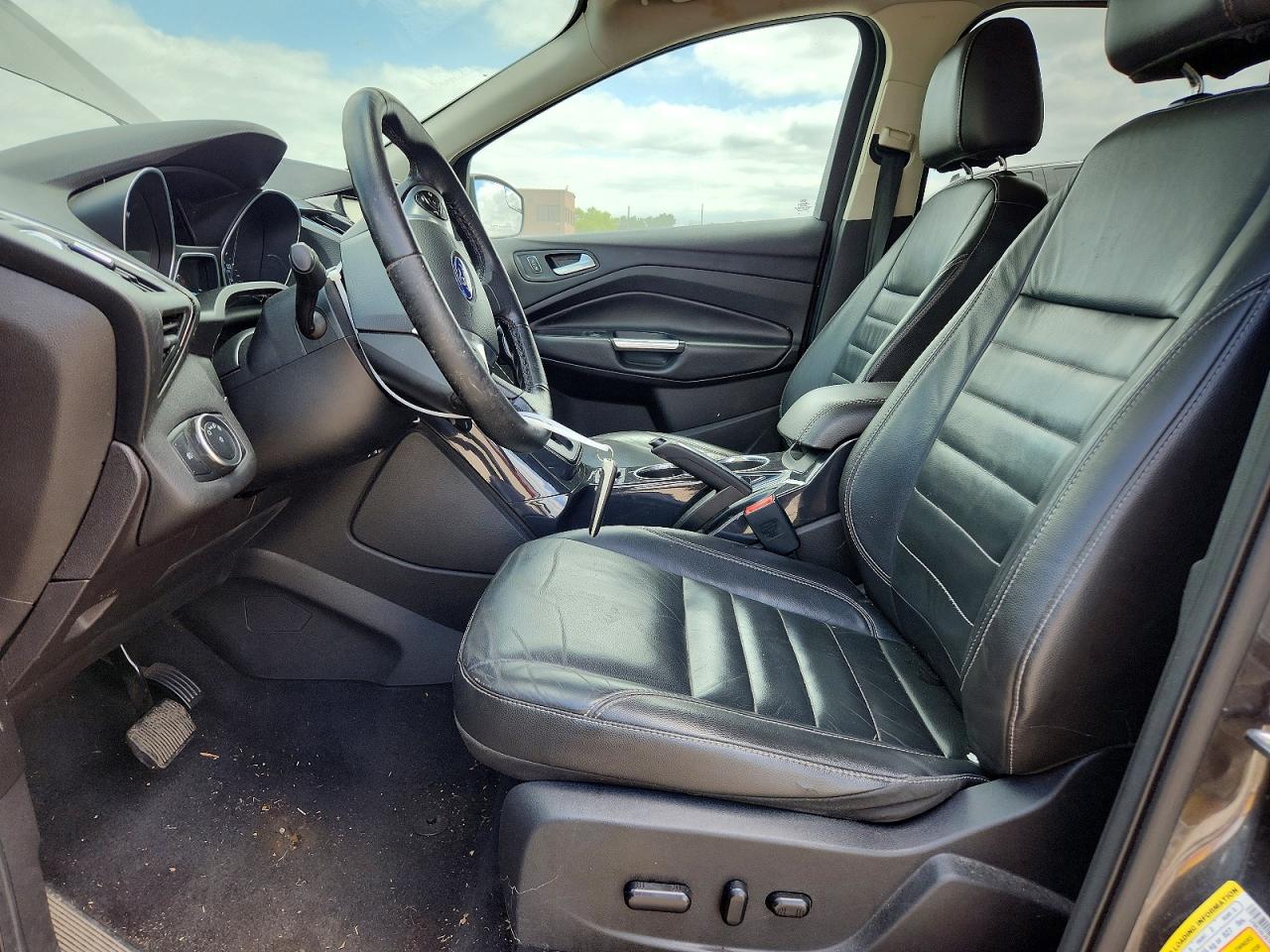 2015 Ford Escape Titanium Серый vin: 1FMCU0J97FUB61053