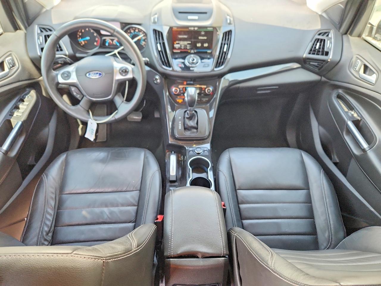 2015 Ford Escape Titanium Белый vin: 1FMCU0J97FUB71436