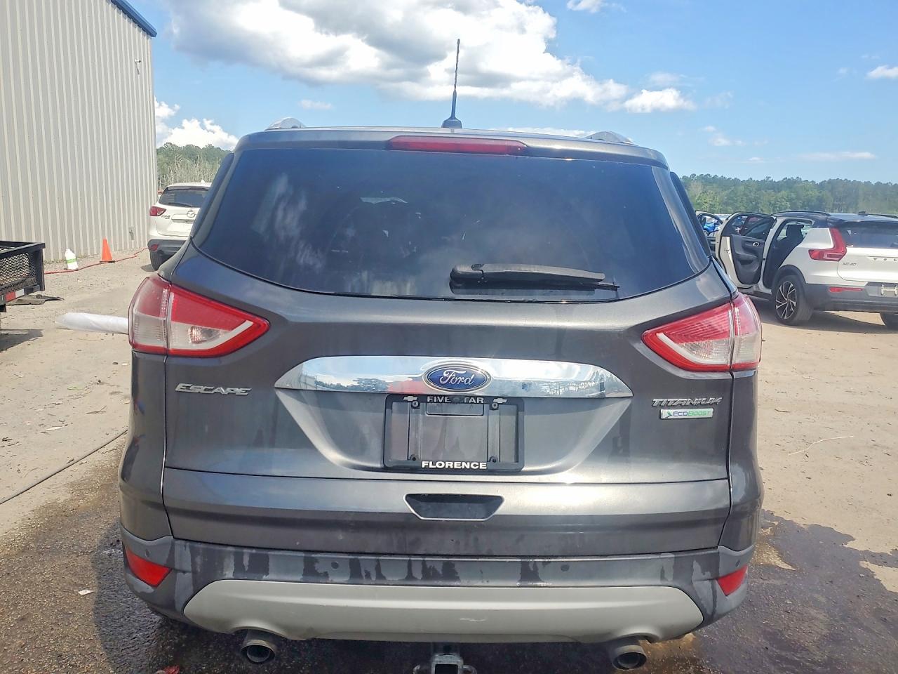 2015 Ford Escape Titanium Серый vin: 1FMCU0J97FUB87927