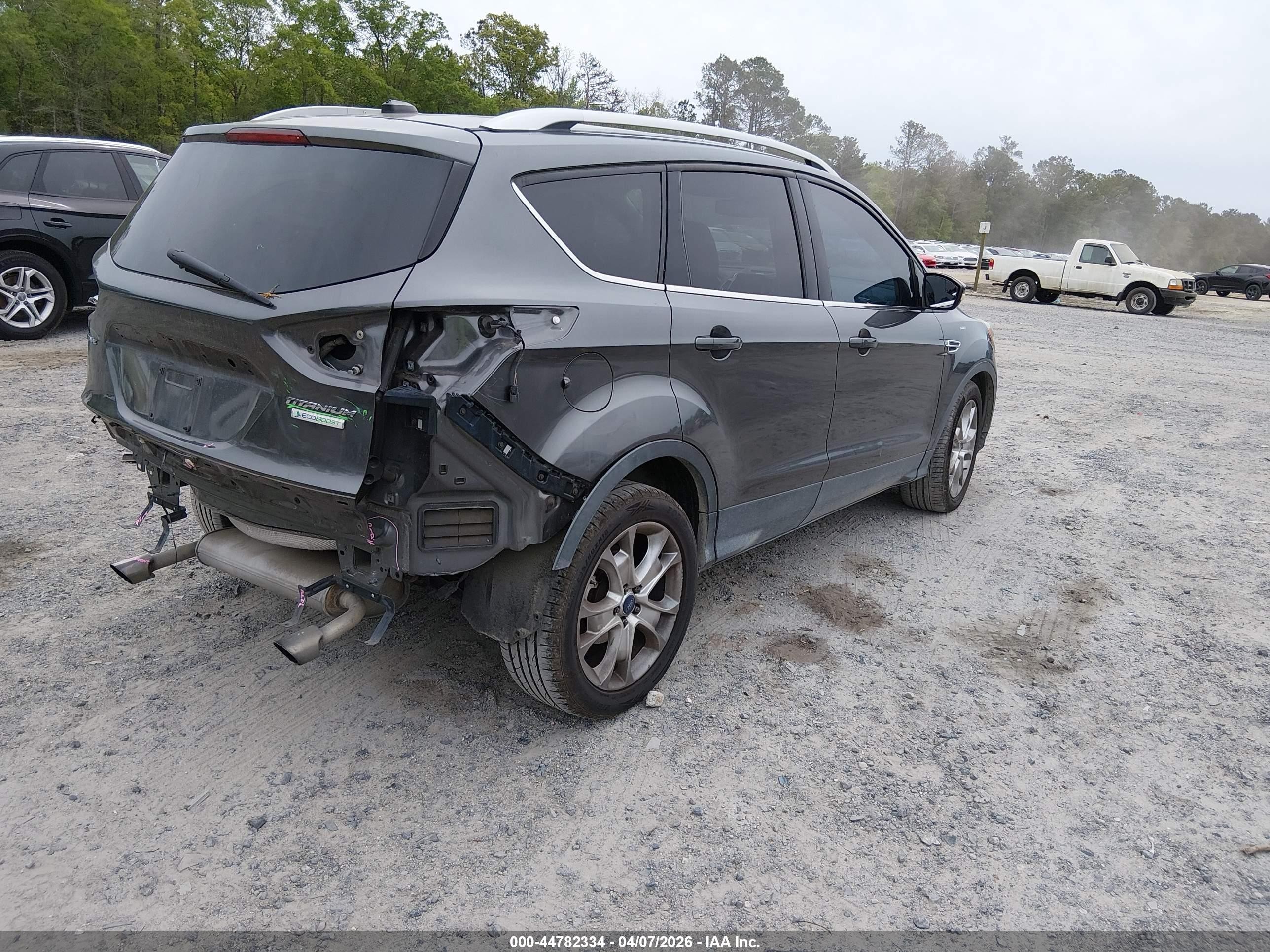 2015 Ford Escape Titanium Gray vin: 1FMCU0J97FUC10770