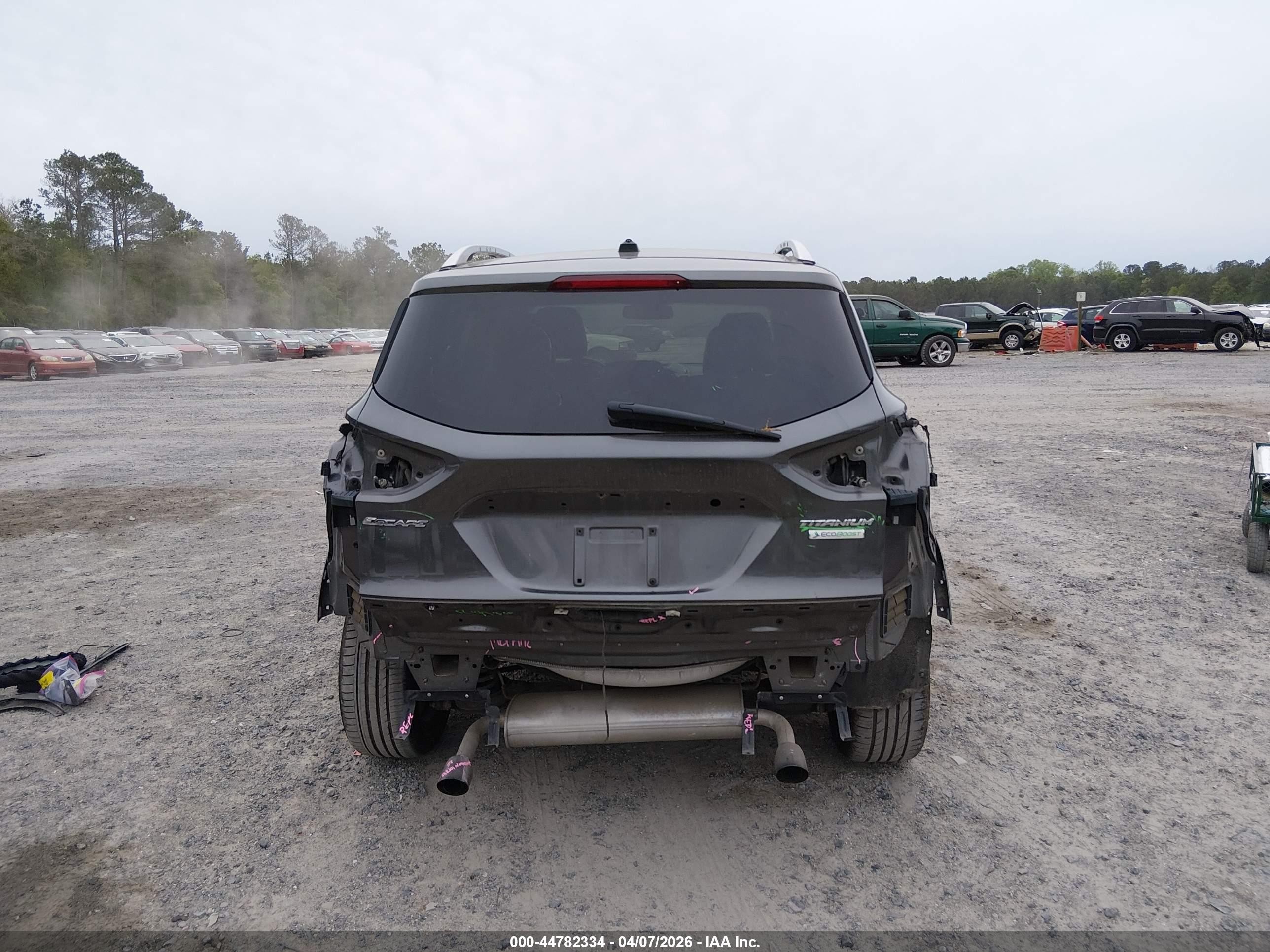 2015 Ford Escape Titanium Gray vin: 1FMCU0J97FUC10770
