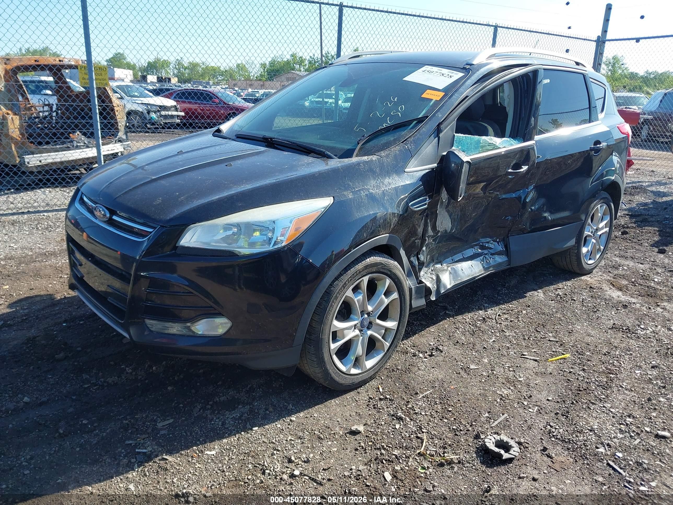 2015 Ford Escape Titanium Black vin: 1FMCU0J97FUC41629