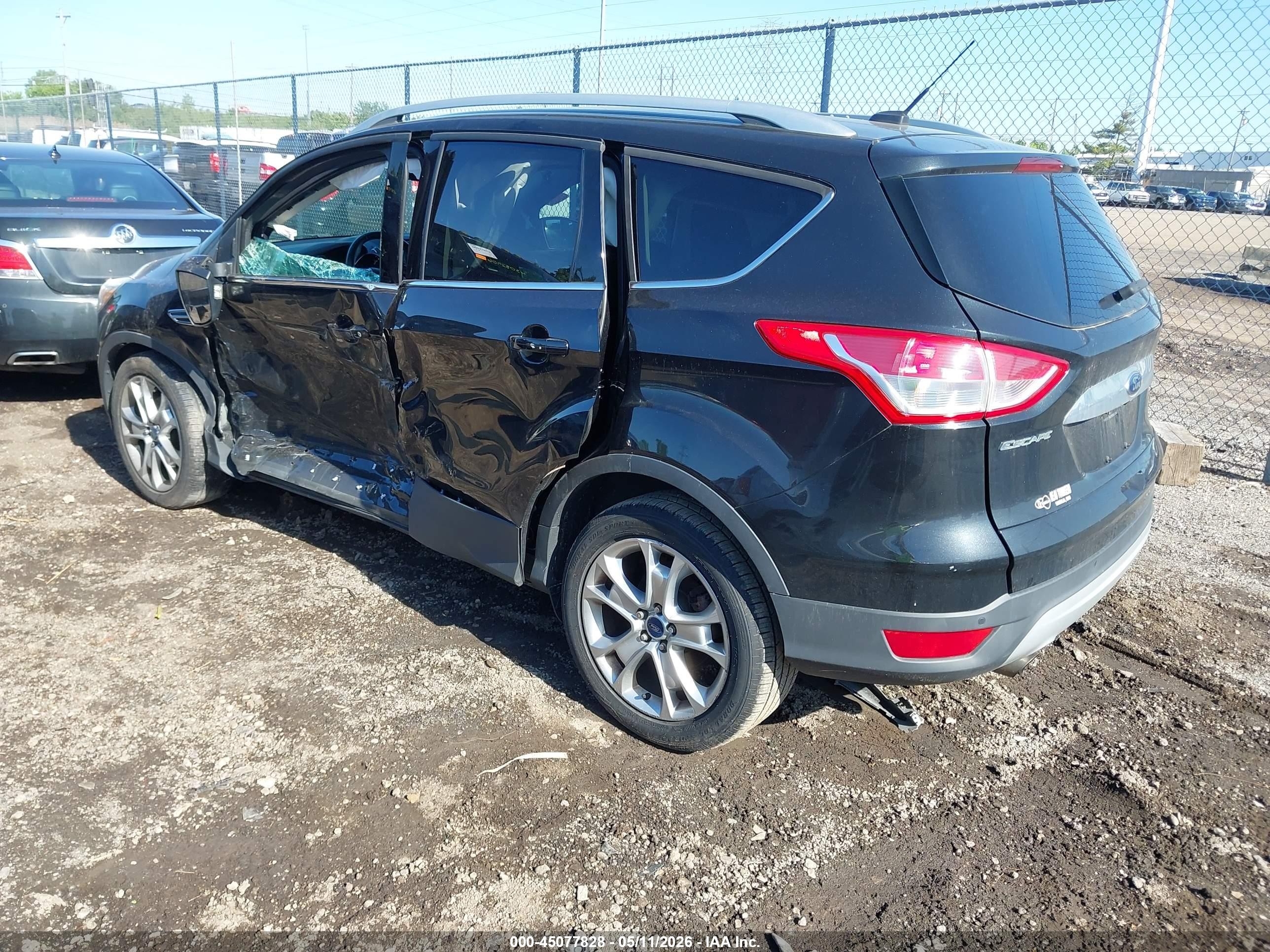 2015 Ford Escape Titanium Black vin: 1FMCU0J97FUC41629