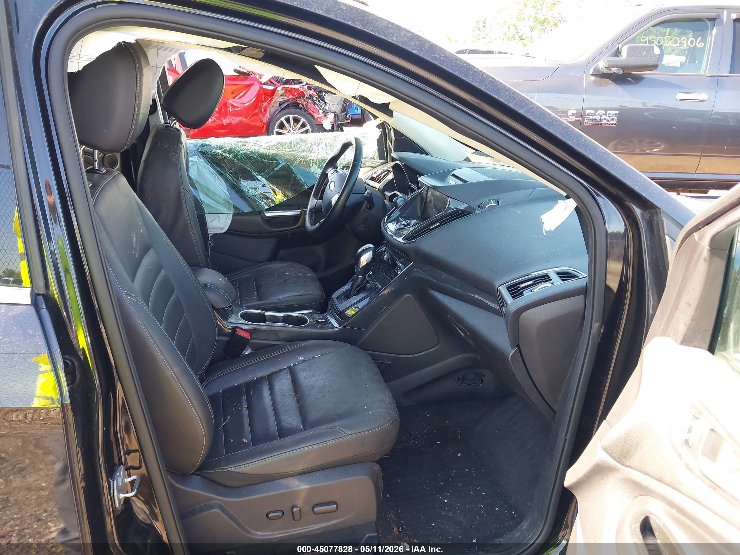 2015 Ford Escape Titanium Black vin: 1FMCU0J97FUC41629