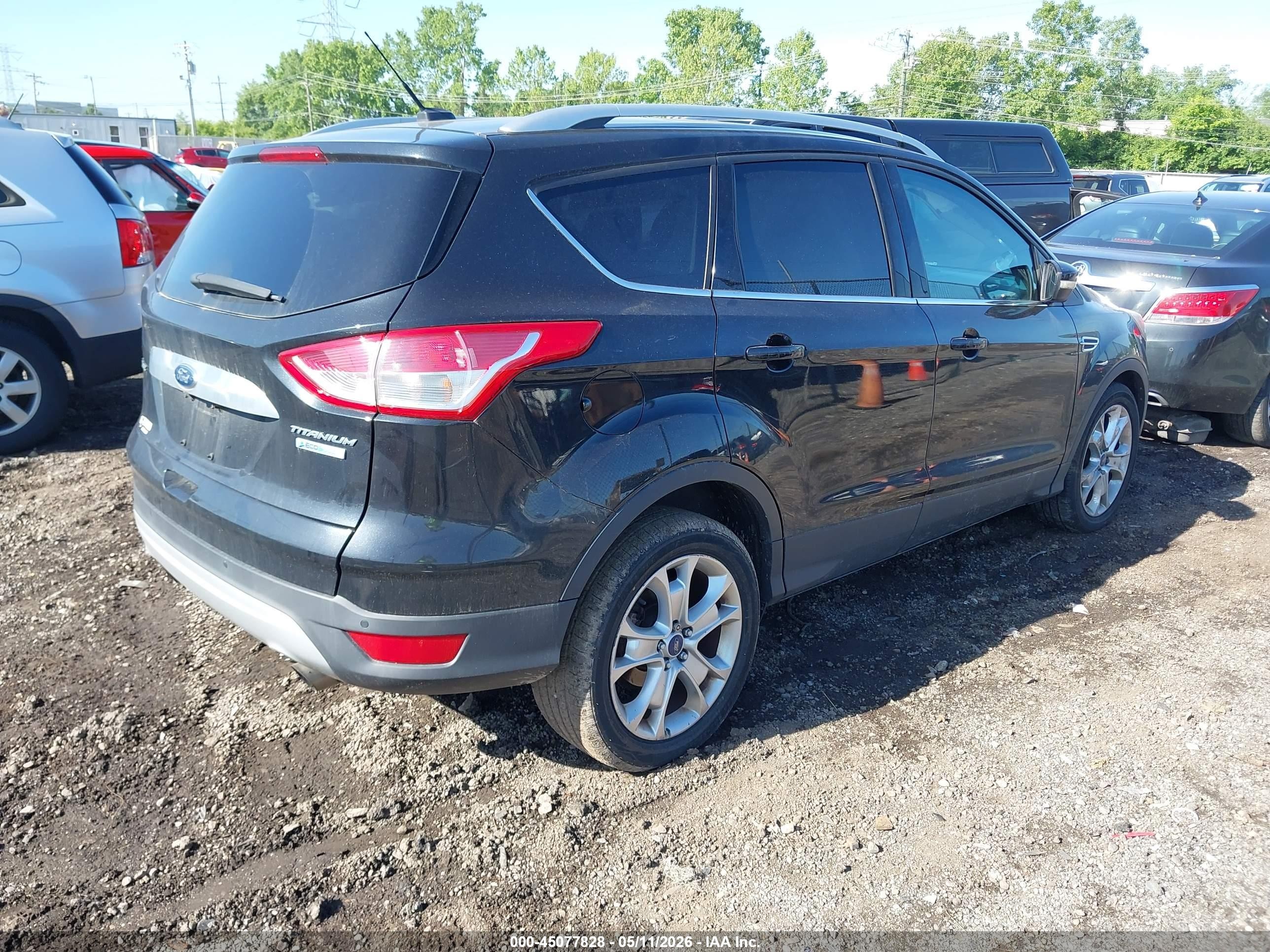 2015 Ford Escape Titanium Black vin: 1FMCU0J97FUC41629