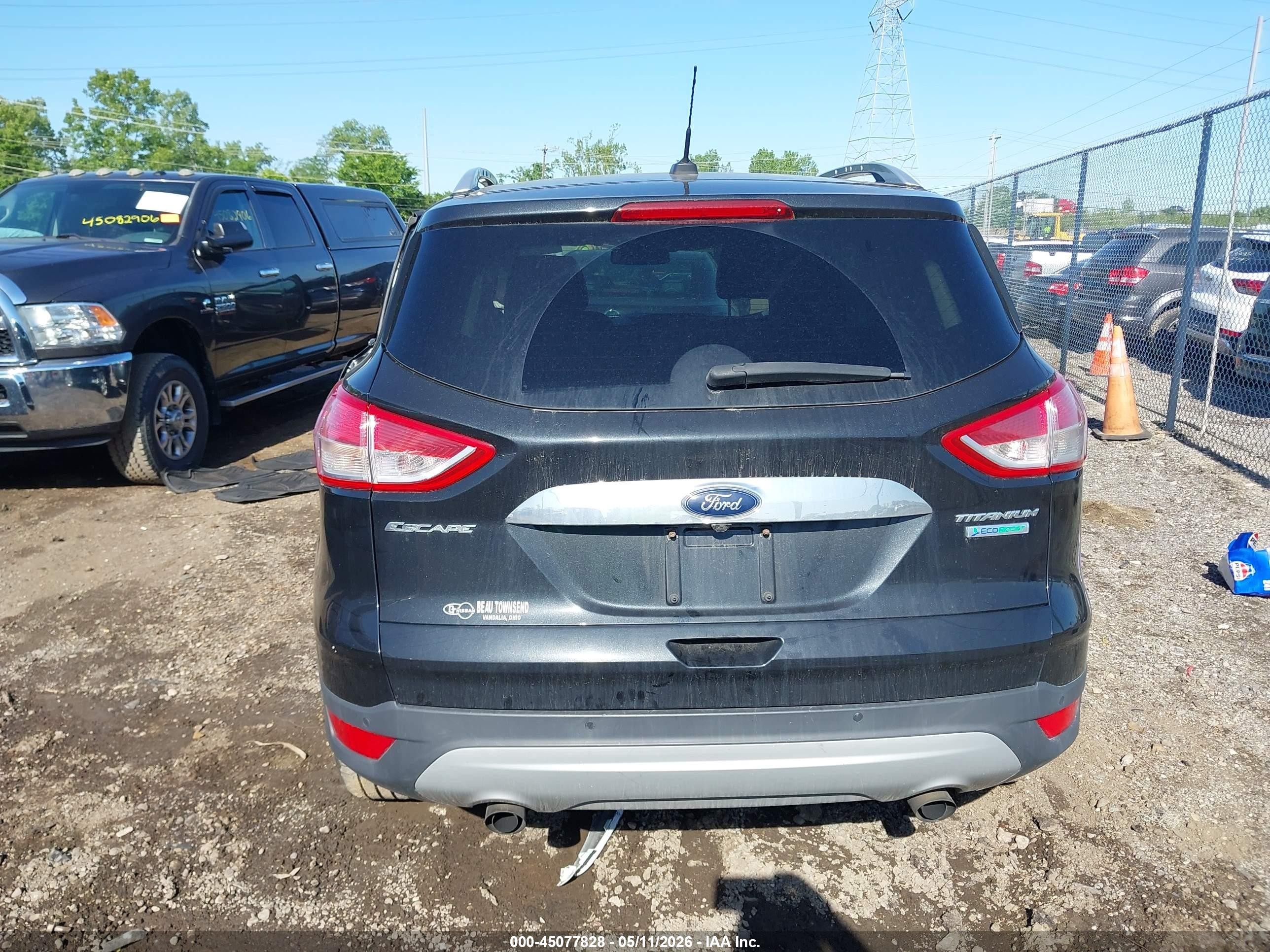 2015 Ford Escape Titanium Black vin: 1FMCU0J97FUC41629