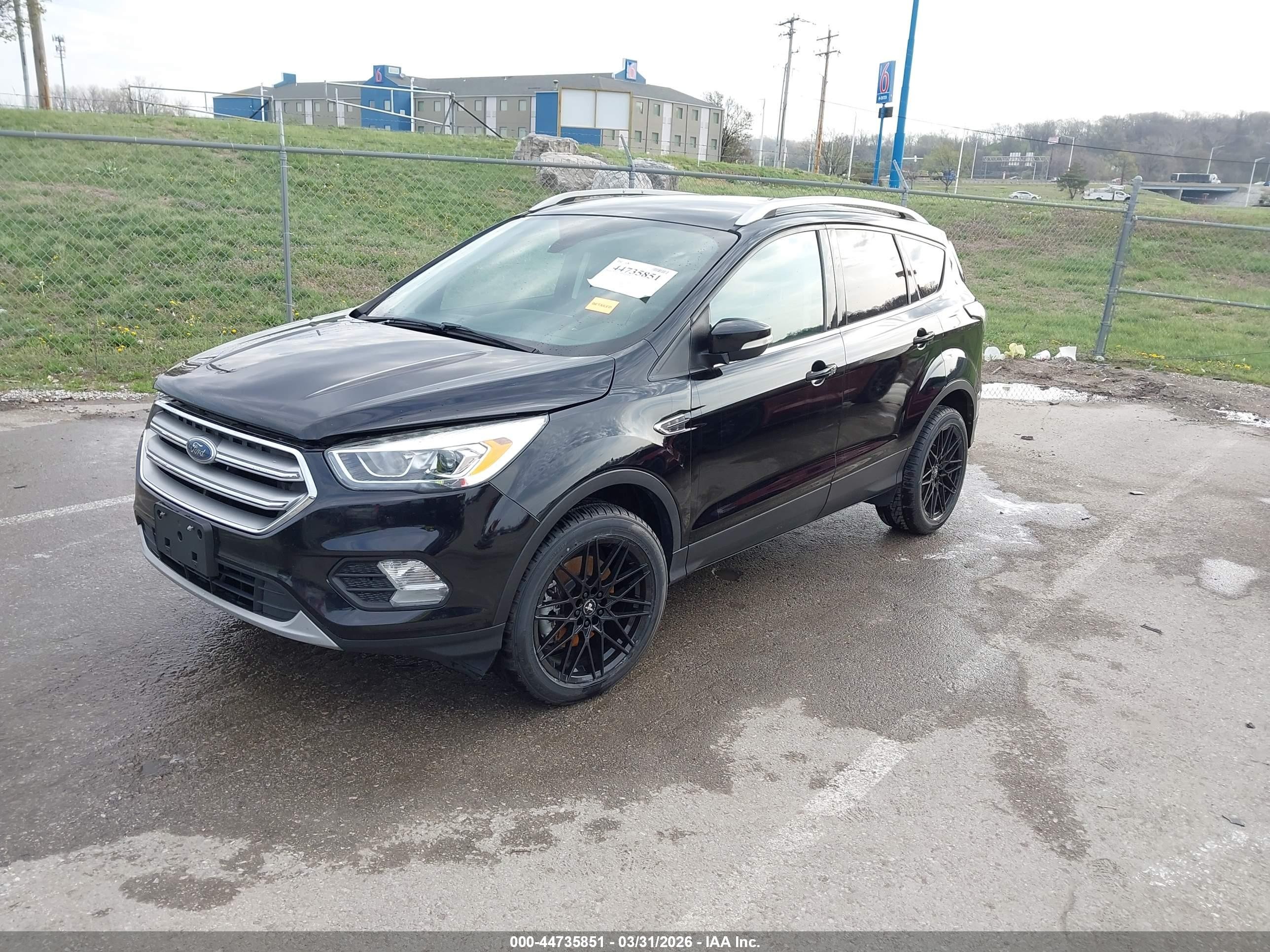 2017 Ford Escape Titanium Black vin: 1FMCU0J97HUF07363