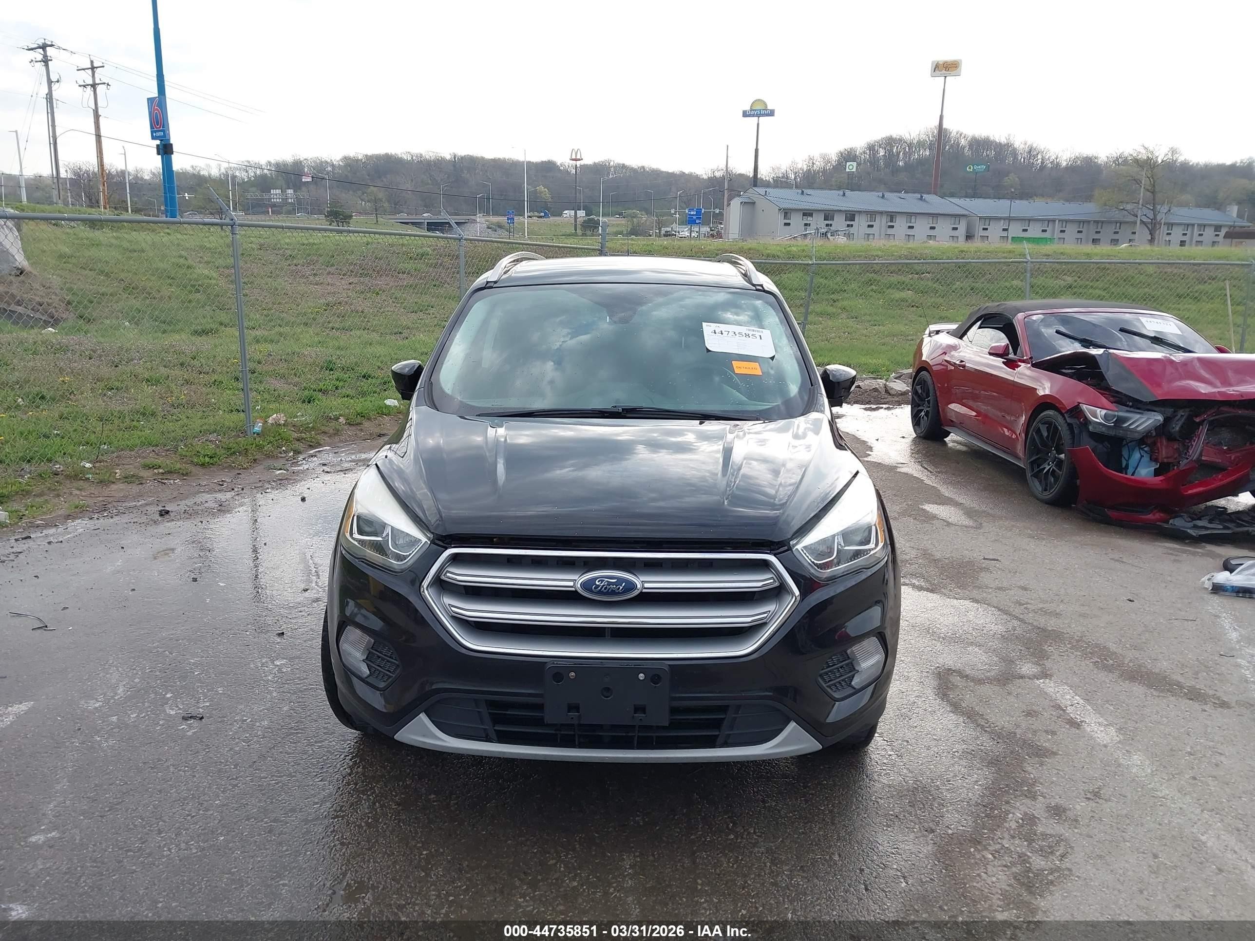 2017 Ford Escape Titanium Black vin: 1FMCU0J97HUF07363