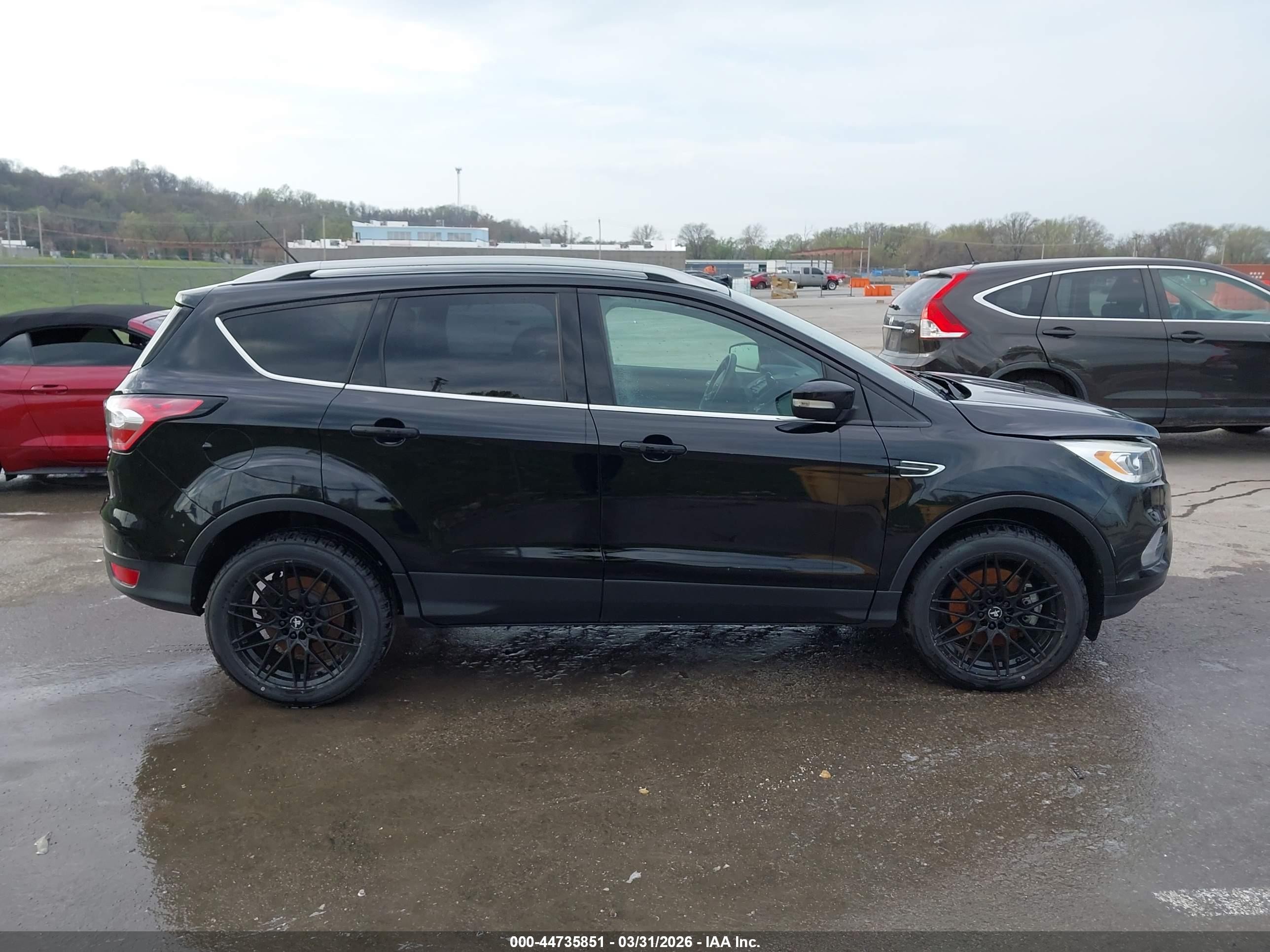 2017 Ford Escape Titanium Black vin: 1FMCU0J97HUF07363