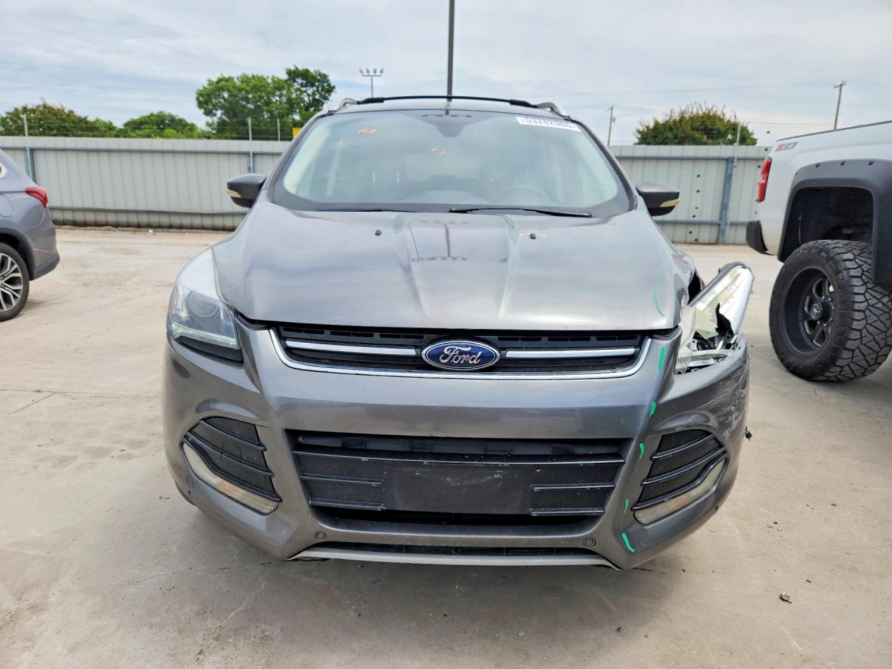 2013 Ford Escape Titanium Серый vin: 1FMCU0J98DUA00188