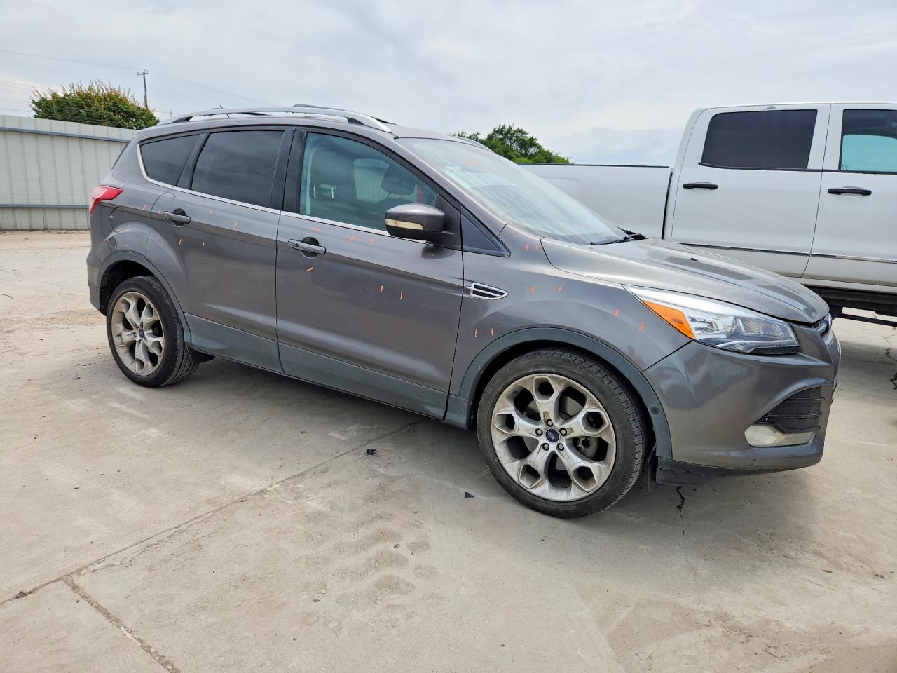 2013 Ford Escape Titanium Серый vin: 1FMCU0J98DUA00188