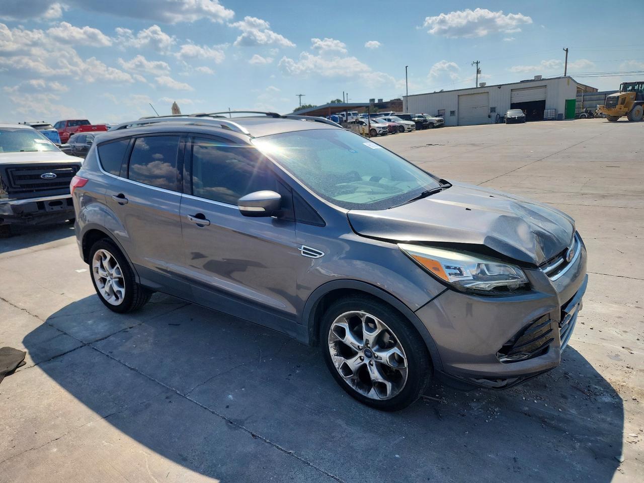 2013 Ford Escape Titanium Gray vin: 1FMCU0J98DUB07919