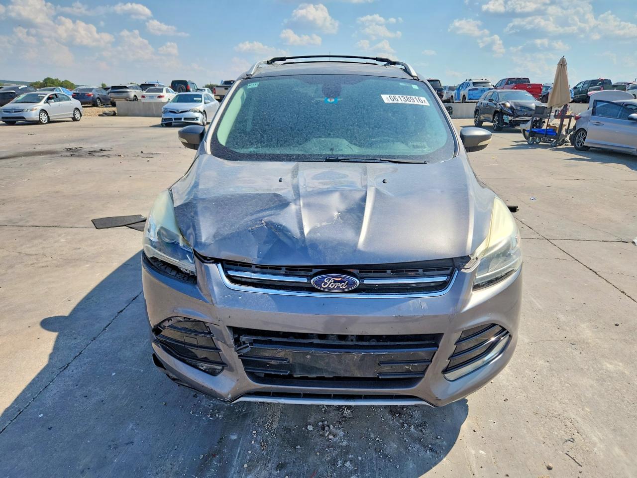 2013 Ford Escape Titanium Gray vin: 1FMCU0J98DUB07919