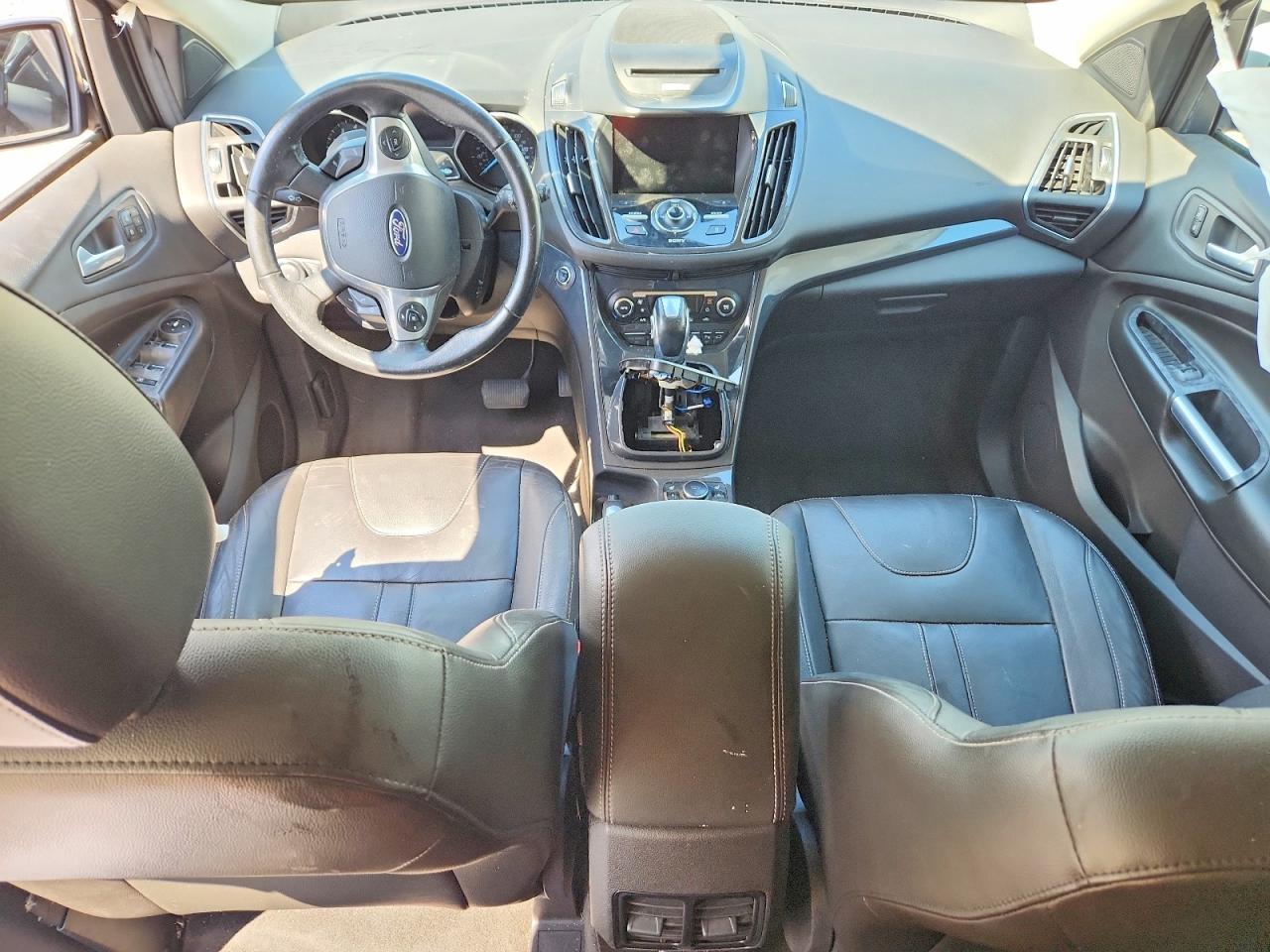 2013 Ford Escape Titanium Белый vin: 1FMCU0J98DUB14286