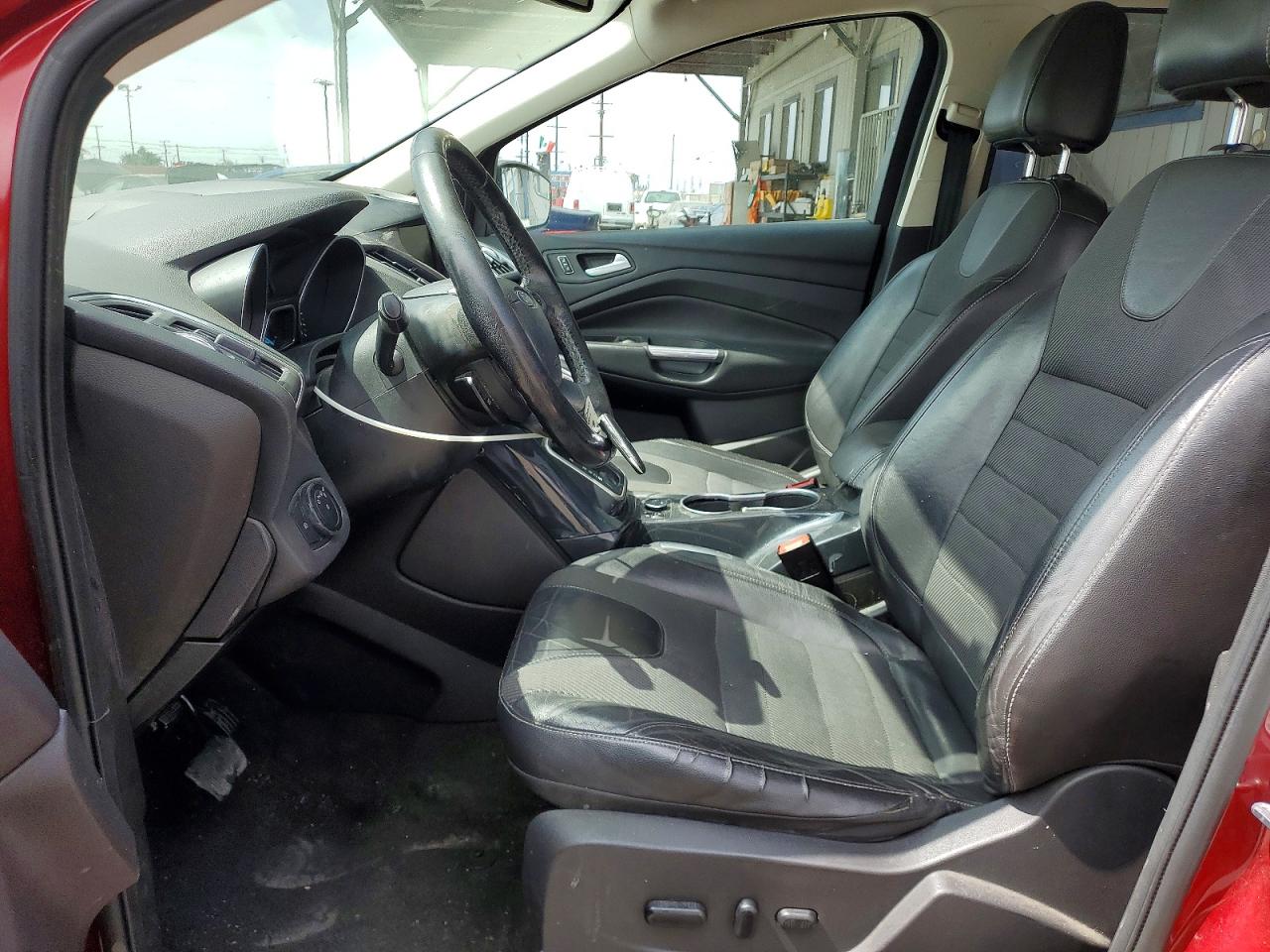 2013 Ford Escape Titanium Red vin: 1FMCU0J98DUC15666