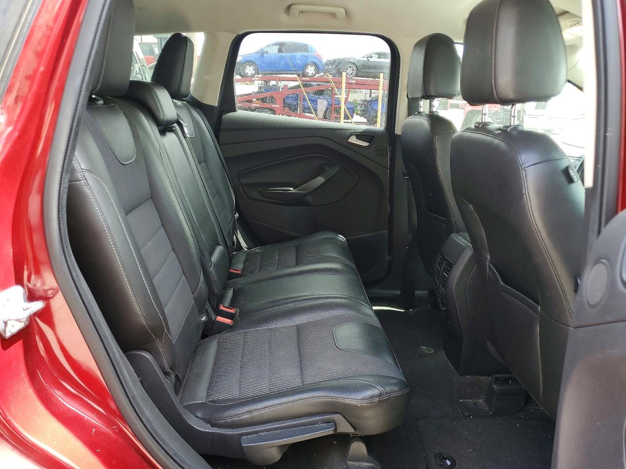 2013 Ford Escape Titanium Red vin: 1FMCU0J98DUC15666