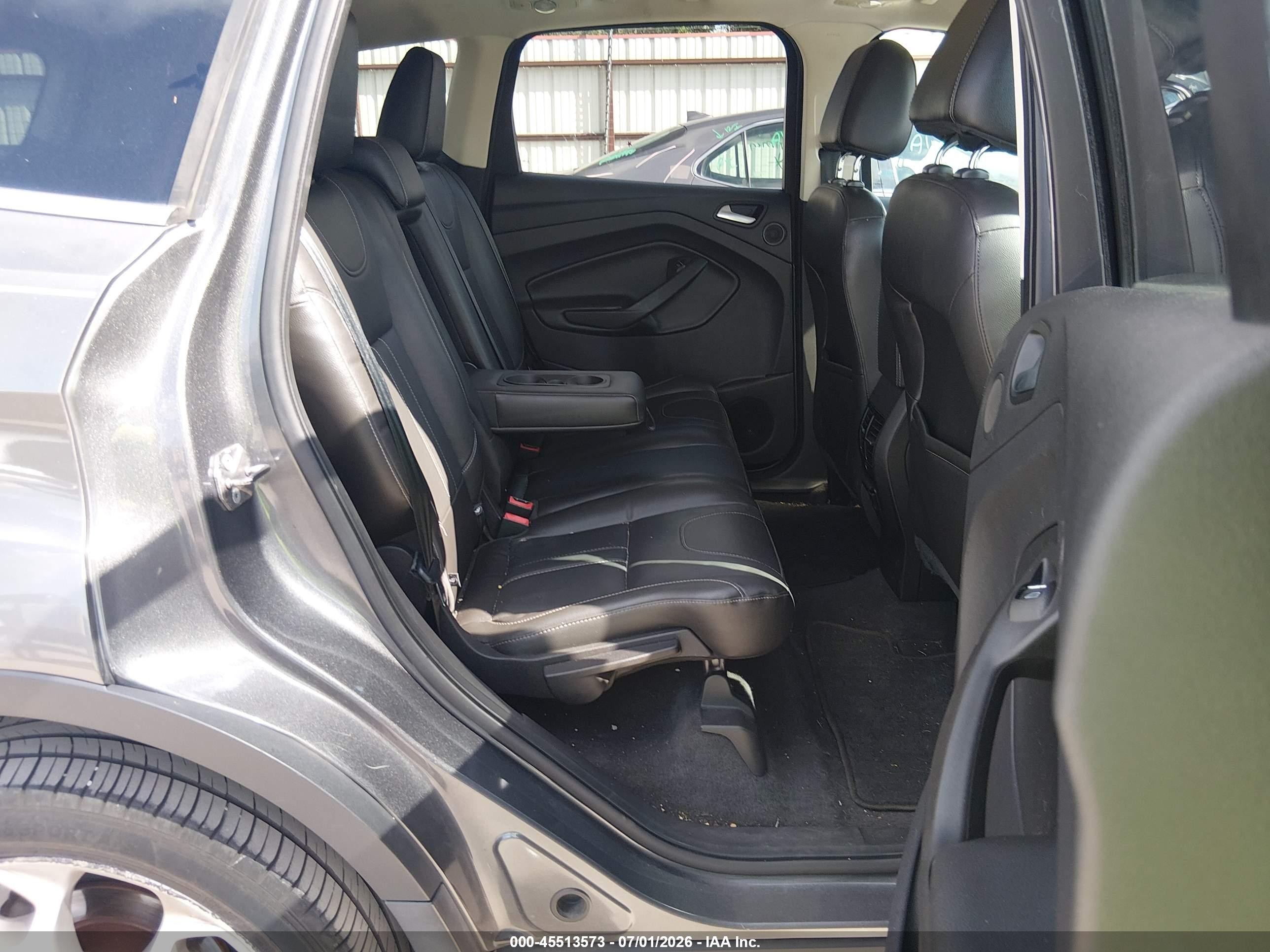 2013 Ford Escape Titanium Gray vin: 1FMCU0J98DUD01589