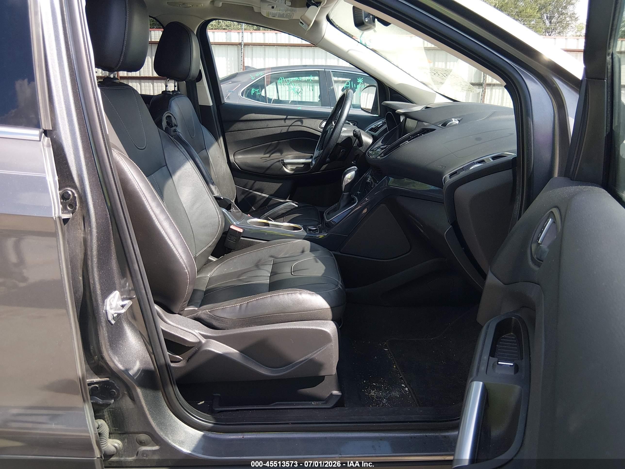 2013 Ford Escape Titanium Gray vin: 1FMCU0J98DUD01589