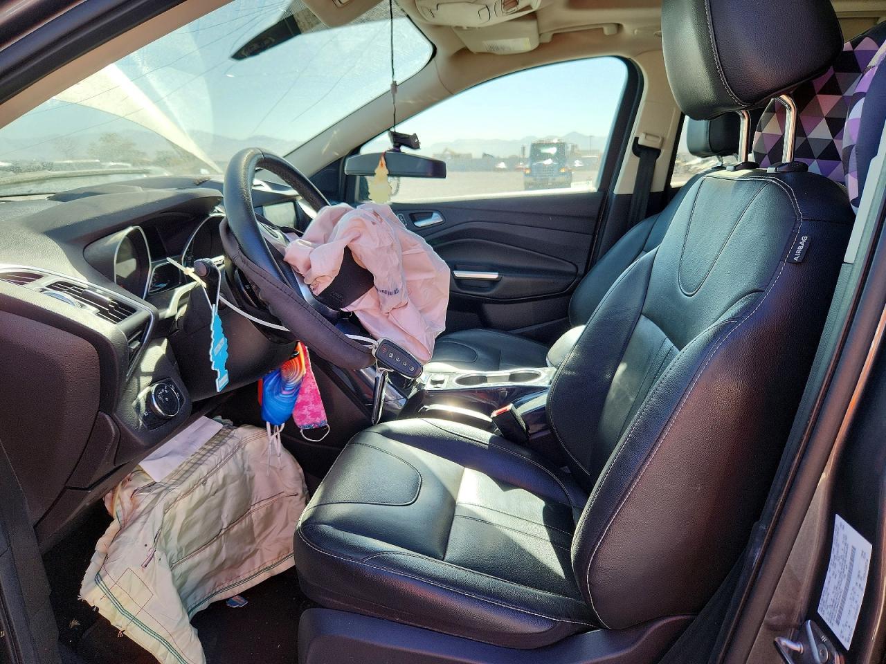 2013 Ford Escape Titanium Серый vin: 1FMCU0J98DUD54762